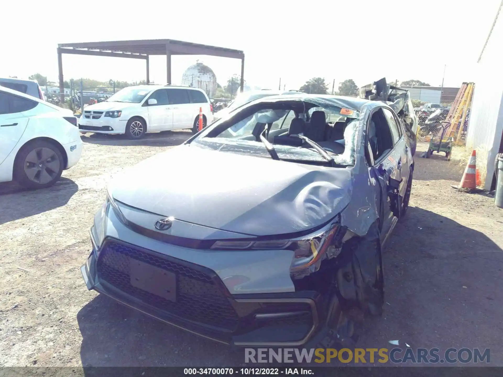 6 Photograph of a damaged car 5YFS4MCE3NP109884 TOYOTA COROLLA 2022