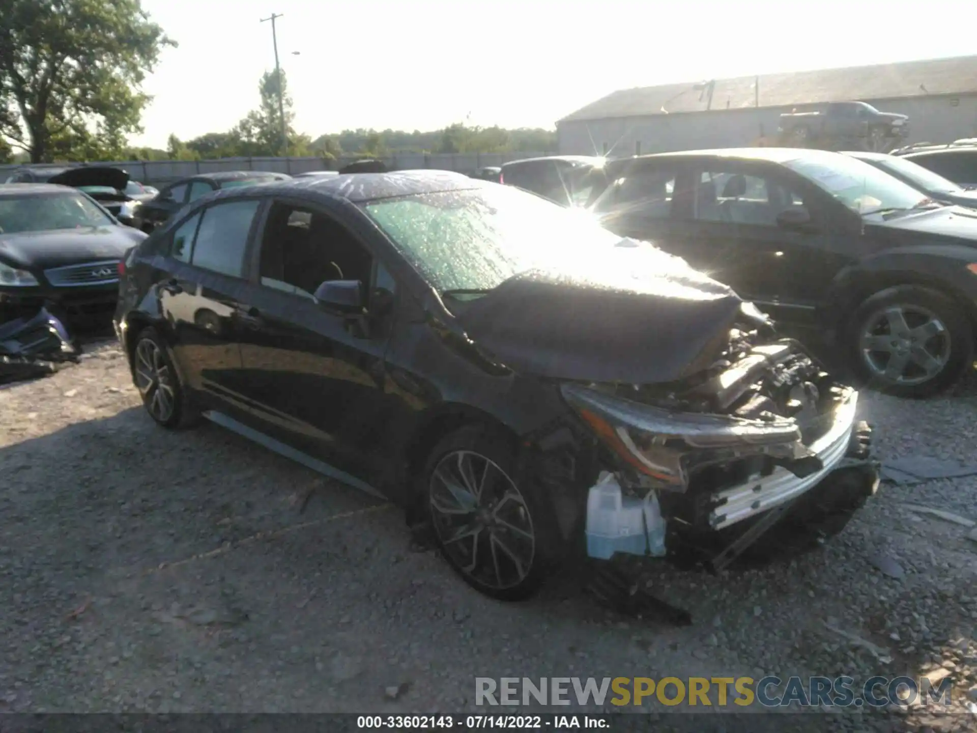 1 Photograph of a damaged car 5YFS4MCE3NP113529 TOYOTA COROLLA 2022