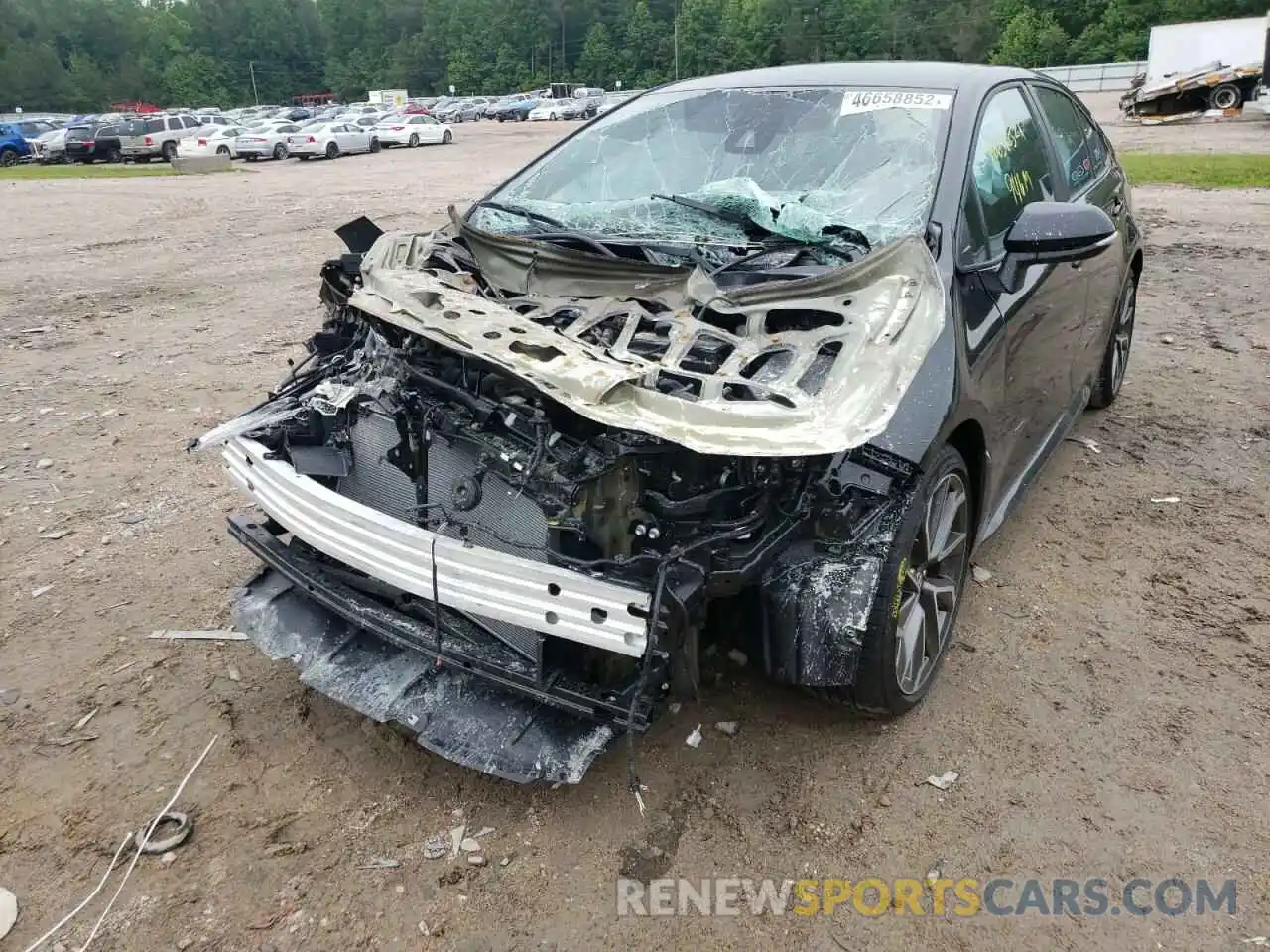 2 Photograph of a damaged car 5YFS4MCE3NP117242 TOYOTA COROLLA 2022