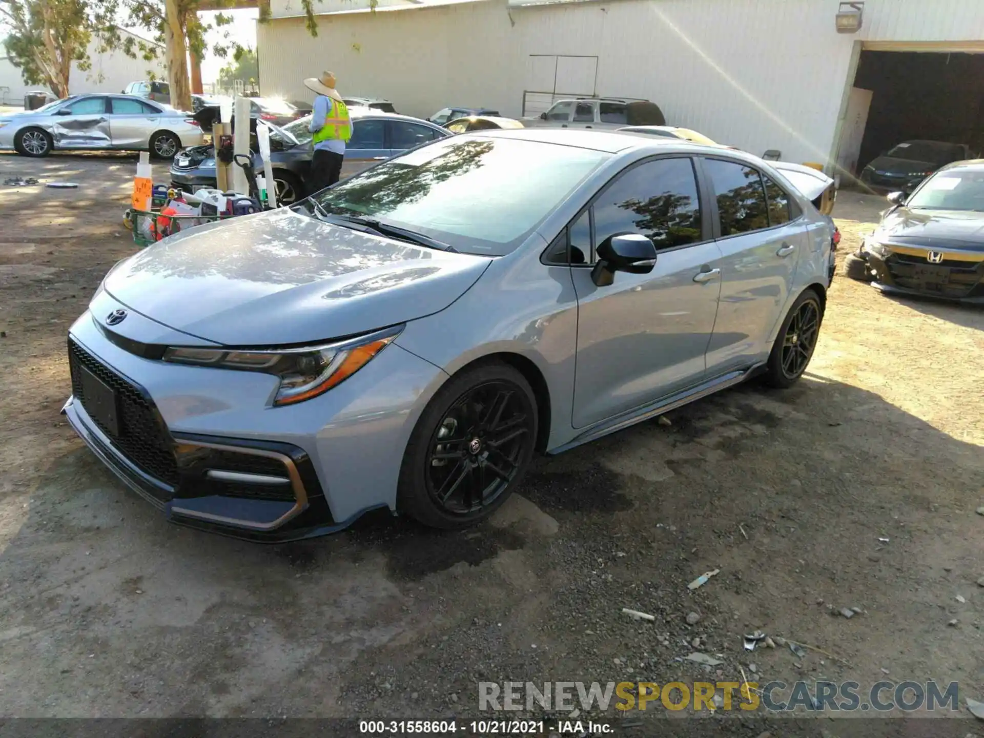 2 Photograph of a damaged car 5YFS4MCE4NP099639 TOYOTA COROLLA 2022