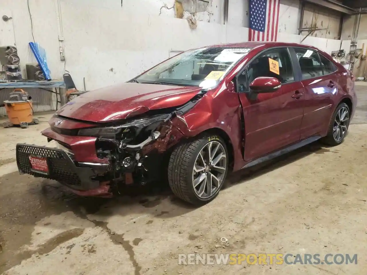 2 Photograph of a damaged car 5YFS4MCE4NP102183 TOYOTA COROLLA 2022