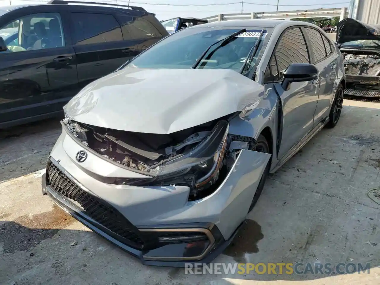 2 Photograph of a damaged car 5YFS4MCE4NP106475 TOYOTA COROLLA 2022