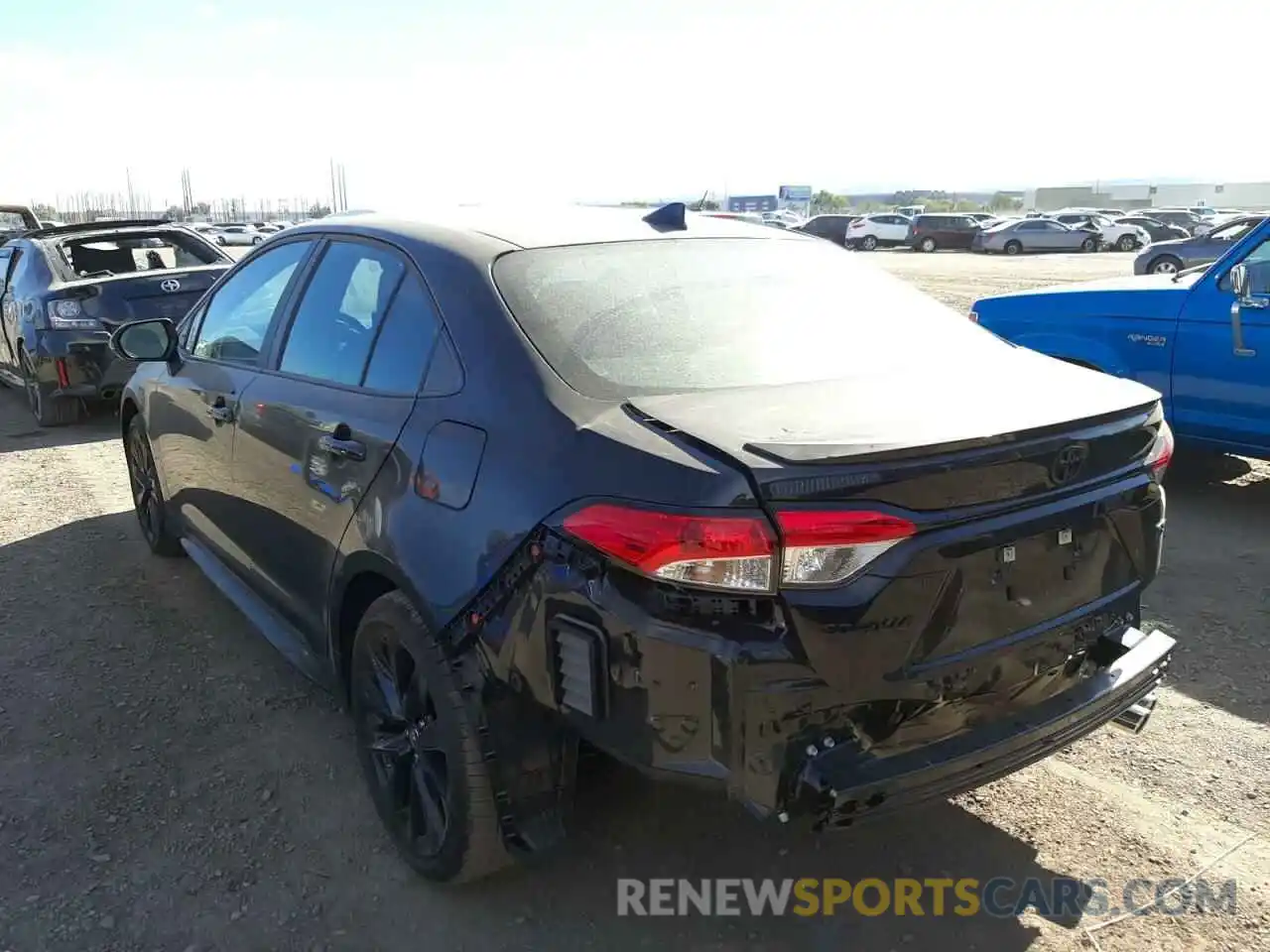 3 Photograph of a damaged car 5YFS4MCE4NP107206 TOYOTA COROLLA 2022