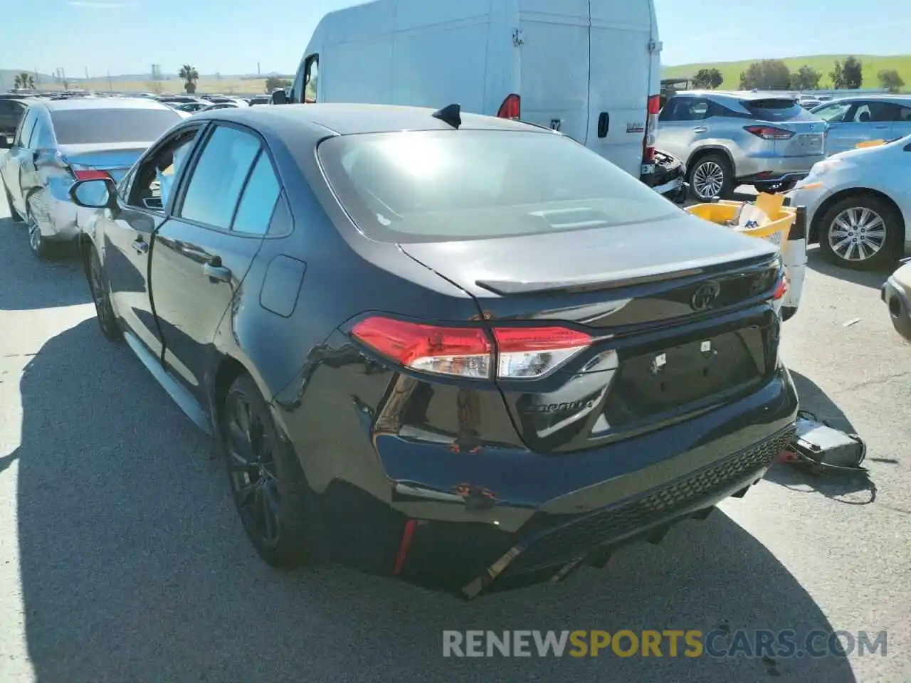 3 Photograph of a damaged car 5YFS4MCE4NP107450 TOYOTA COROLLA 2022