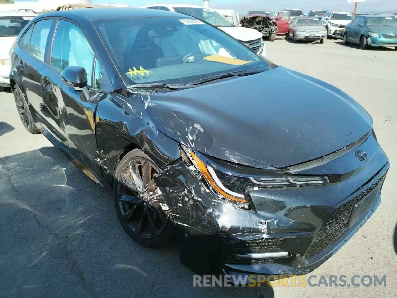 9 Photograph of a damaged car 5YFS4MCE4NP107450 TOYOTA COROLLA 2022