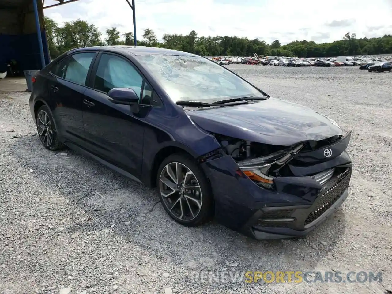 1 Photograph of a damaged car 5YFS4MCE4NP115614 TOYOTA COROLLA 2022