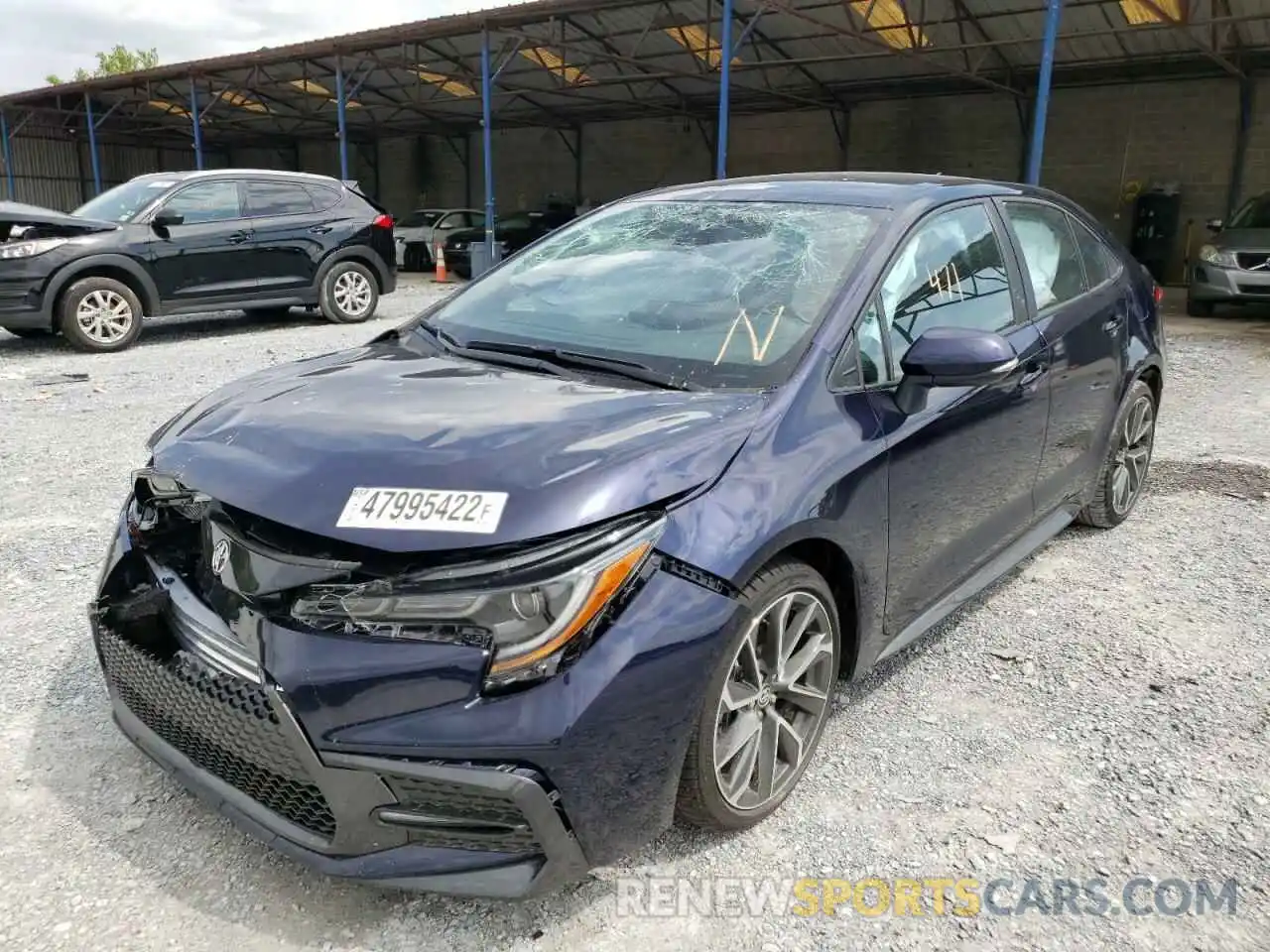 2 Photograph of a damaged car 5YFS4MCE4NP115614 TOYOTA COROLLA 2022