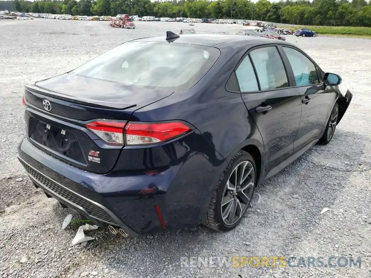 4 Photograph of a damaged car 5YFS4MCE4NP115614 TOYOTA COROLLA 2022