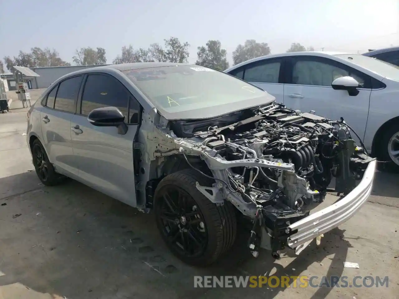 1 Photograph of a damaged car 5YFS4MCE4NP116245 TOYOTA COROLLA 2022