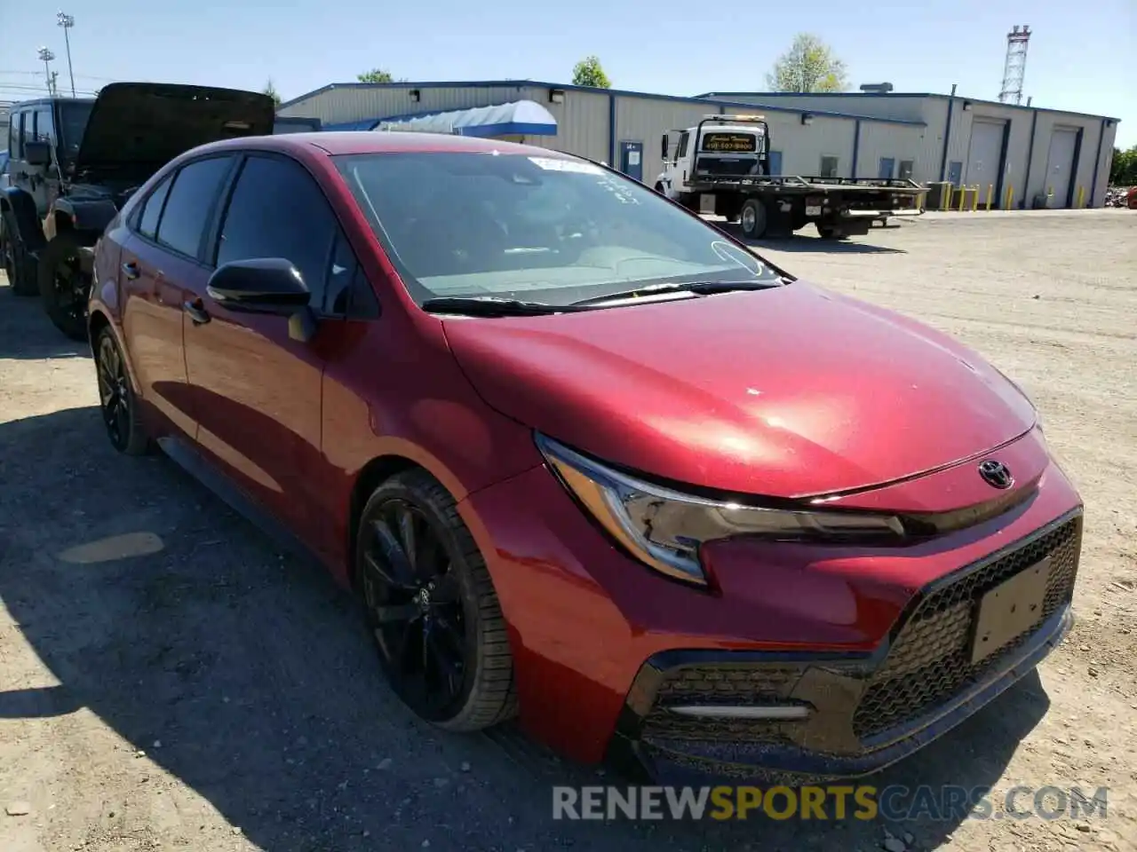 1 Photograph of a damaged car 5YFS4MCE5NP104394 TOYOTA COROLLA 2022