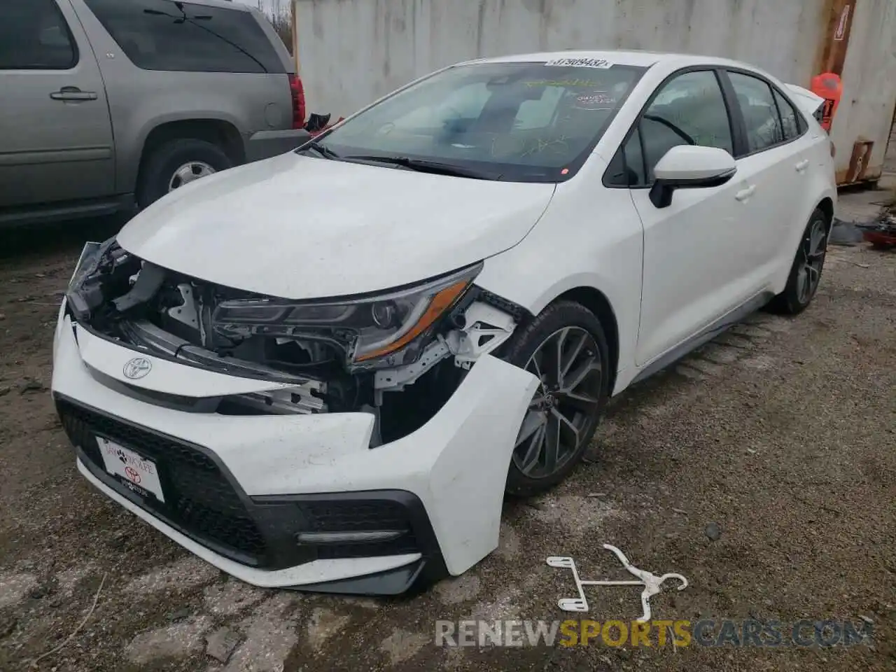 2 Photograph of a damaged car 5YFS4MCE5NP104962 TOYOTA COROLLA 2022