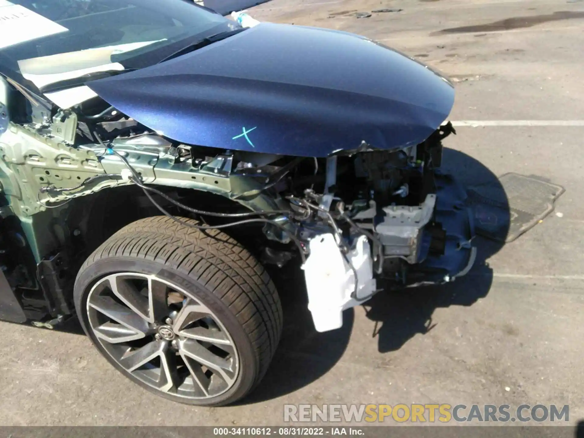 6 Photograph of a damaged car 5YFS4MCE5NP114407 TOYOTA COROLLA 2022