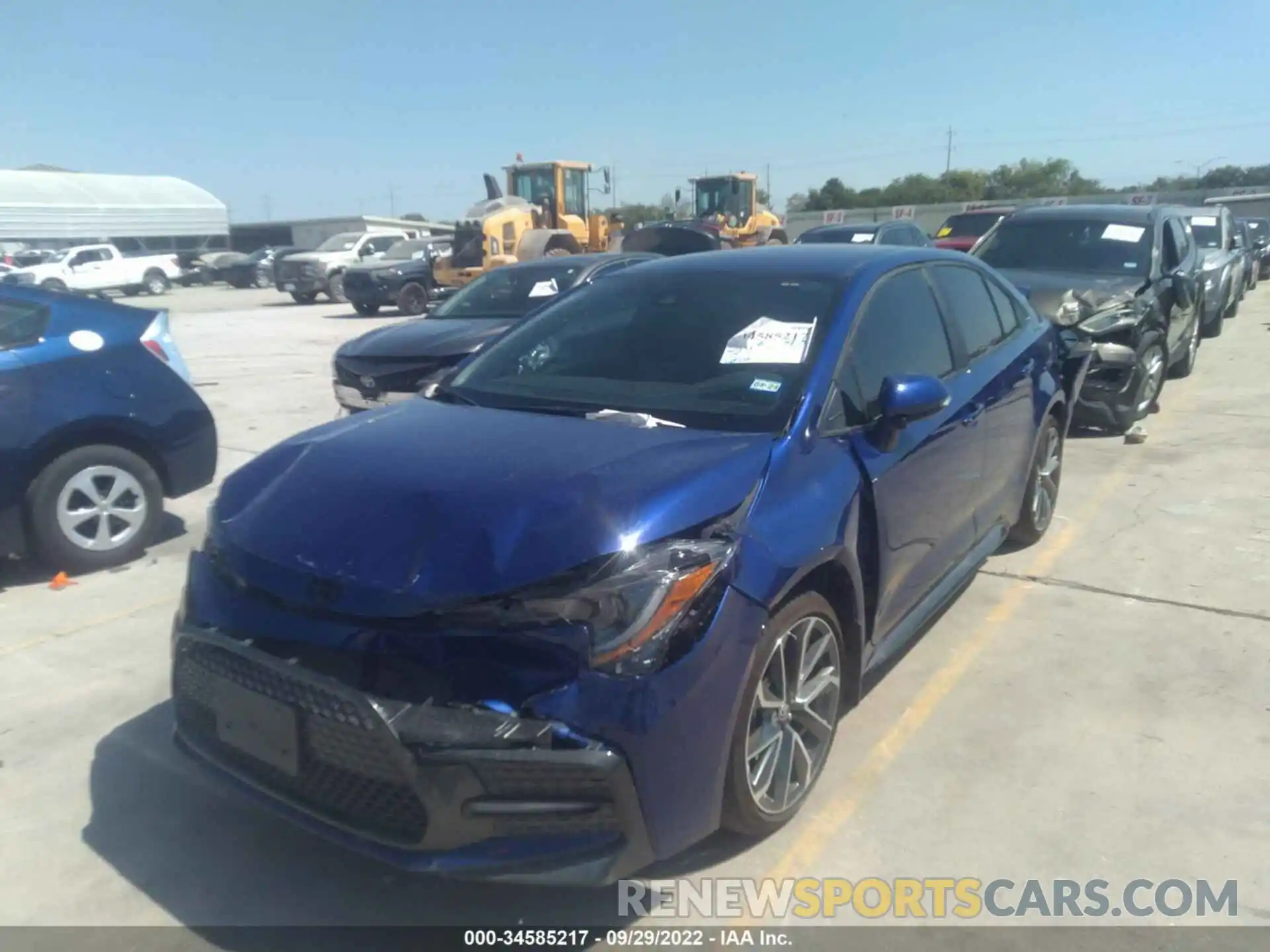 6 Photograph of a damaged car 5YFS4MCE5NP116691 TOYOTA COROLLA 2022