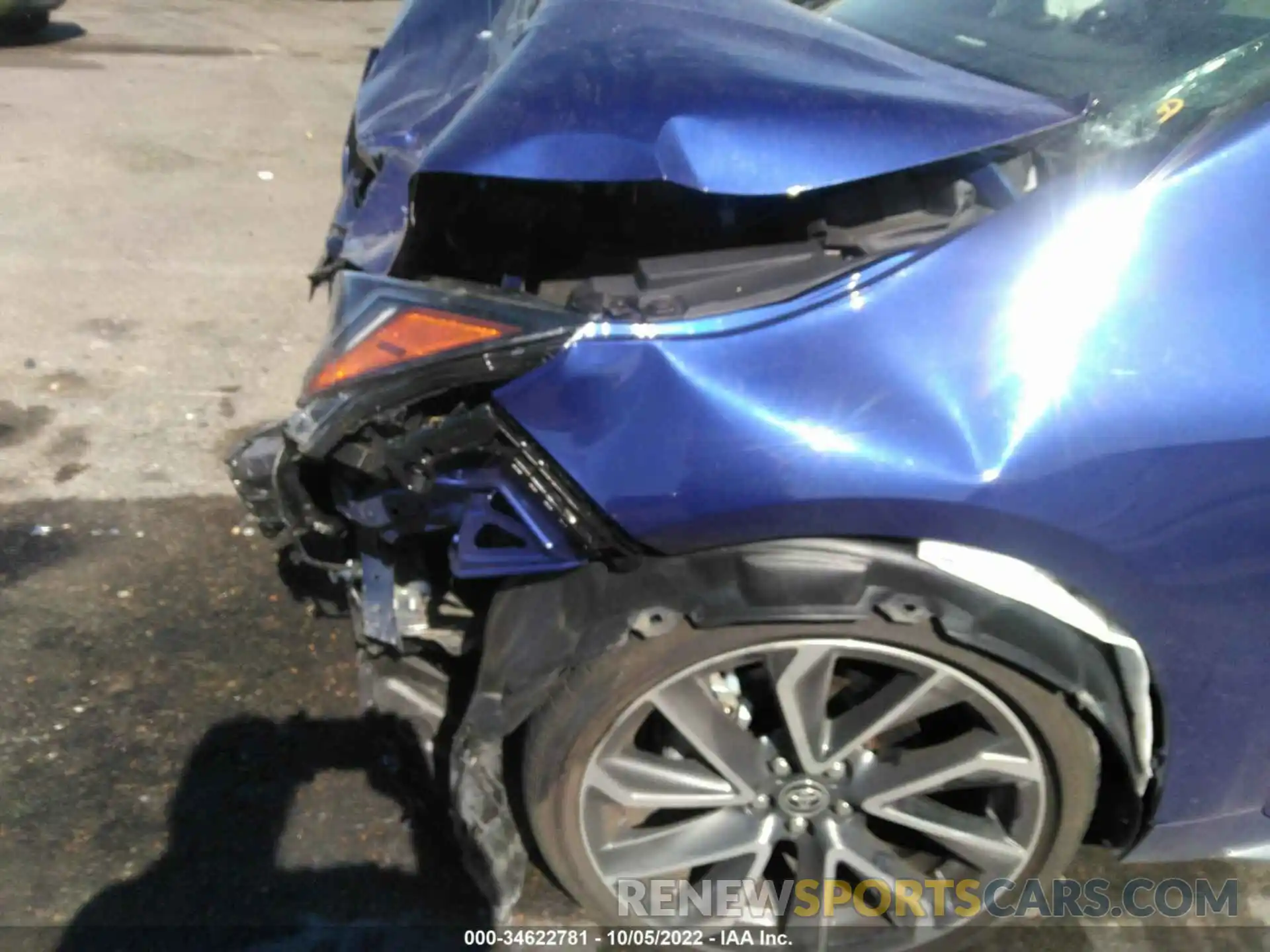 6 Photograph of a damaged car 5YFS4MCE5NP119512 TOYOTA COROLLA 2022