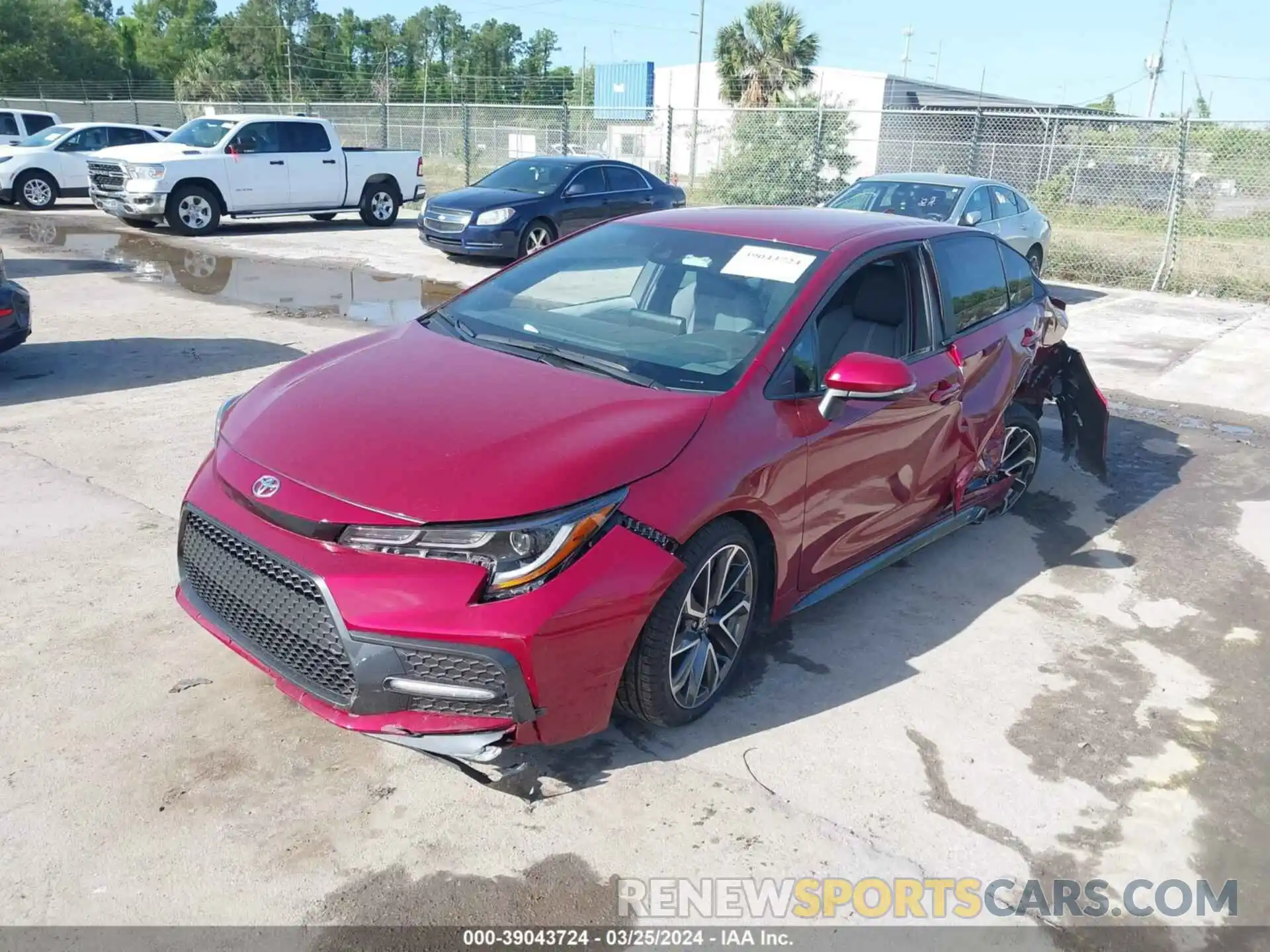 2 Photograph of a damaged car 5YFS4MCE5NP133541 TOYOTA COROLLA 2022