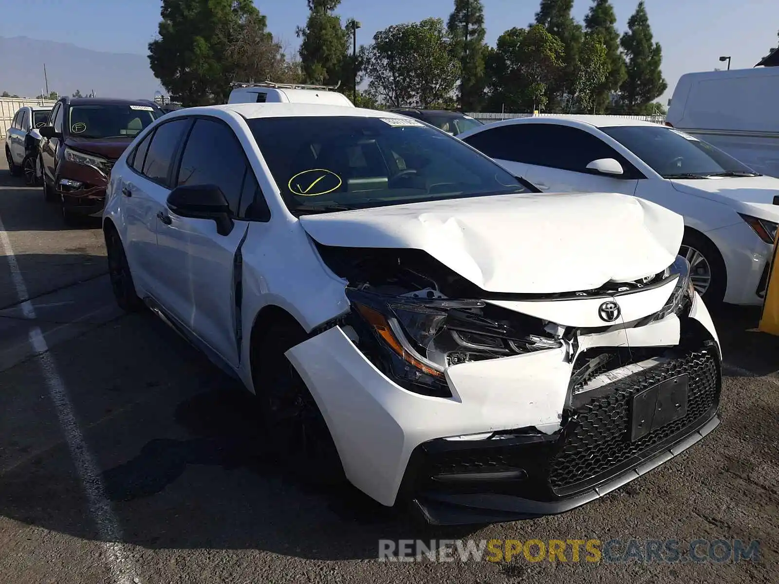 1 Photograph of a damaged car 5YFS4MCE6NP099559 TOYOTA COROLLA 2022