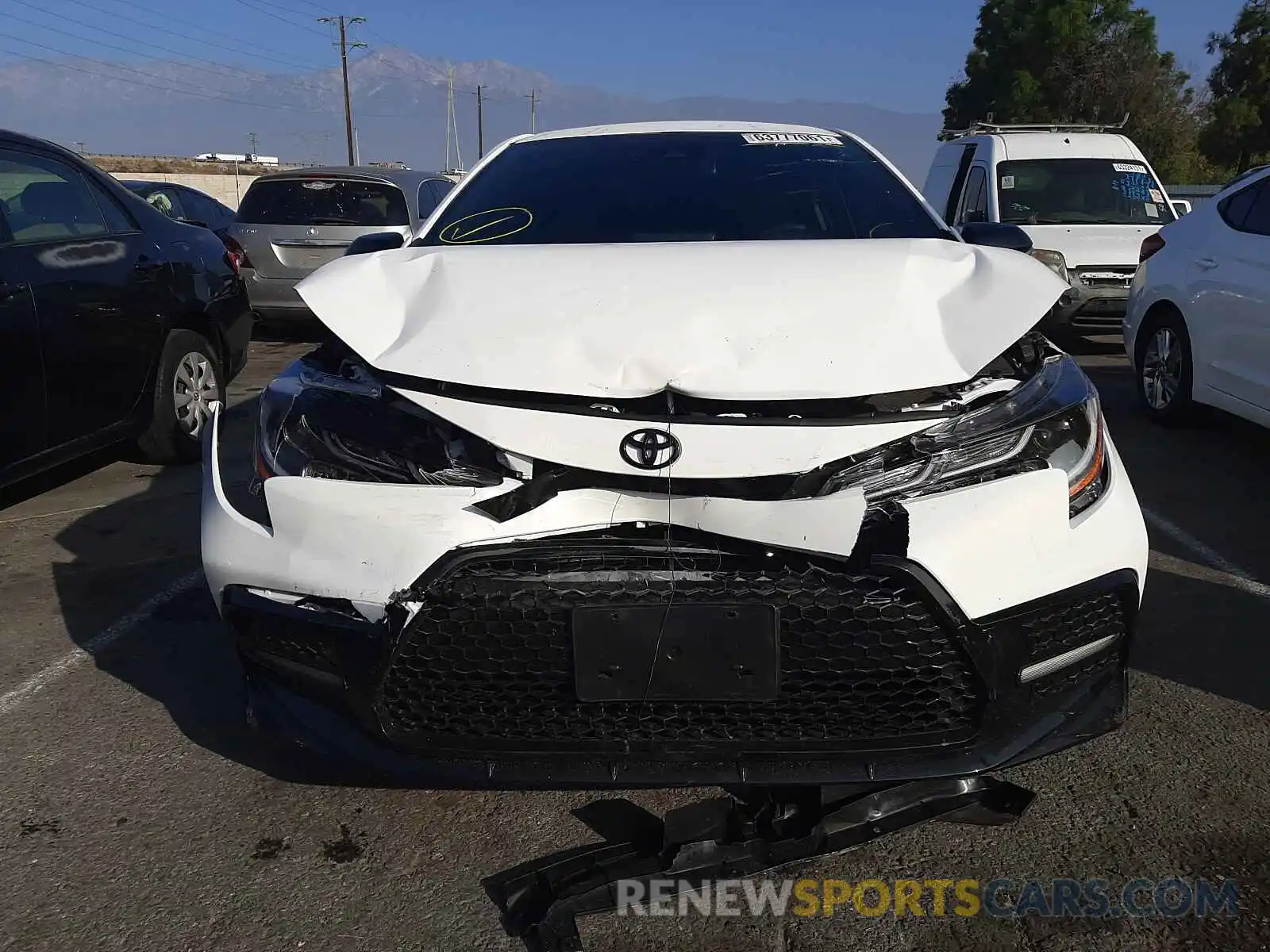 9 Photograph of a damaged car 5YFS4MCE6NP099559 TOYOTA COROLLA 2022