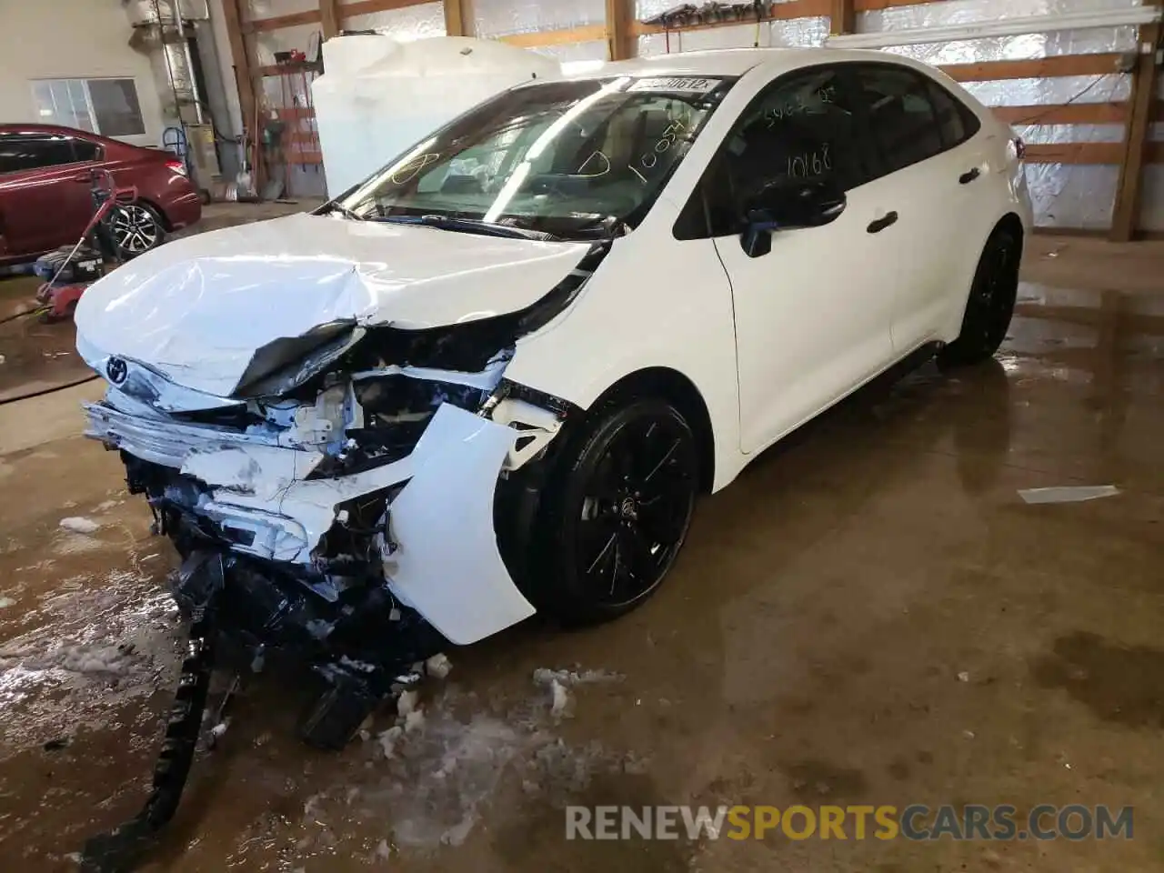 2 Photograph of a damaged car 5YFS4MCE6NP100547 TOYOTA COROLLA 2022