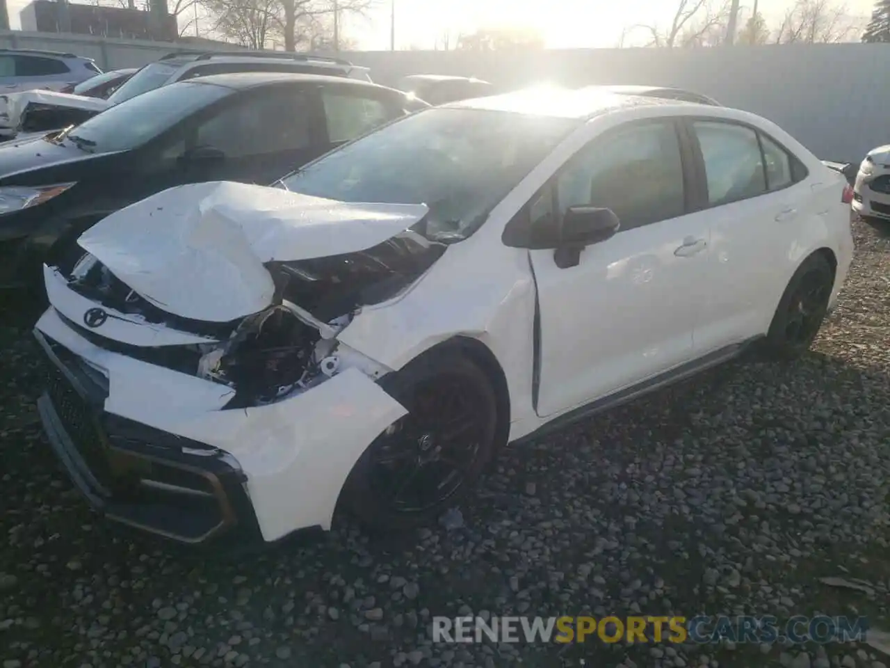 2 Photograph of a damaged car 5YFS4MCE6NP100743 TOYOTA COROLLA 2022