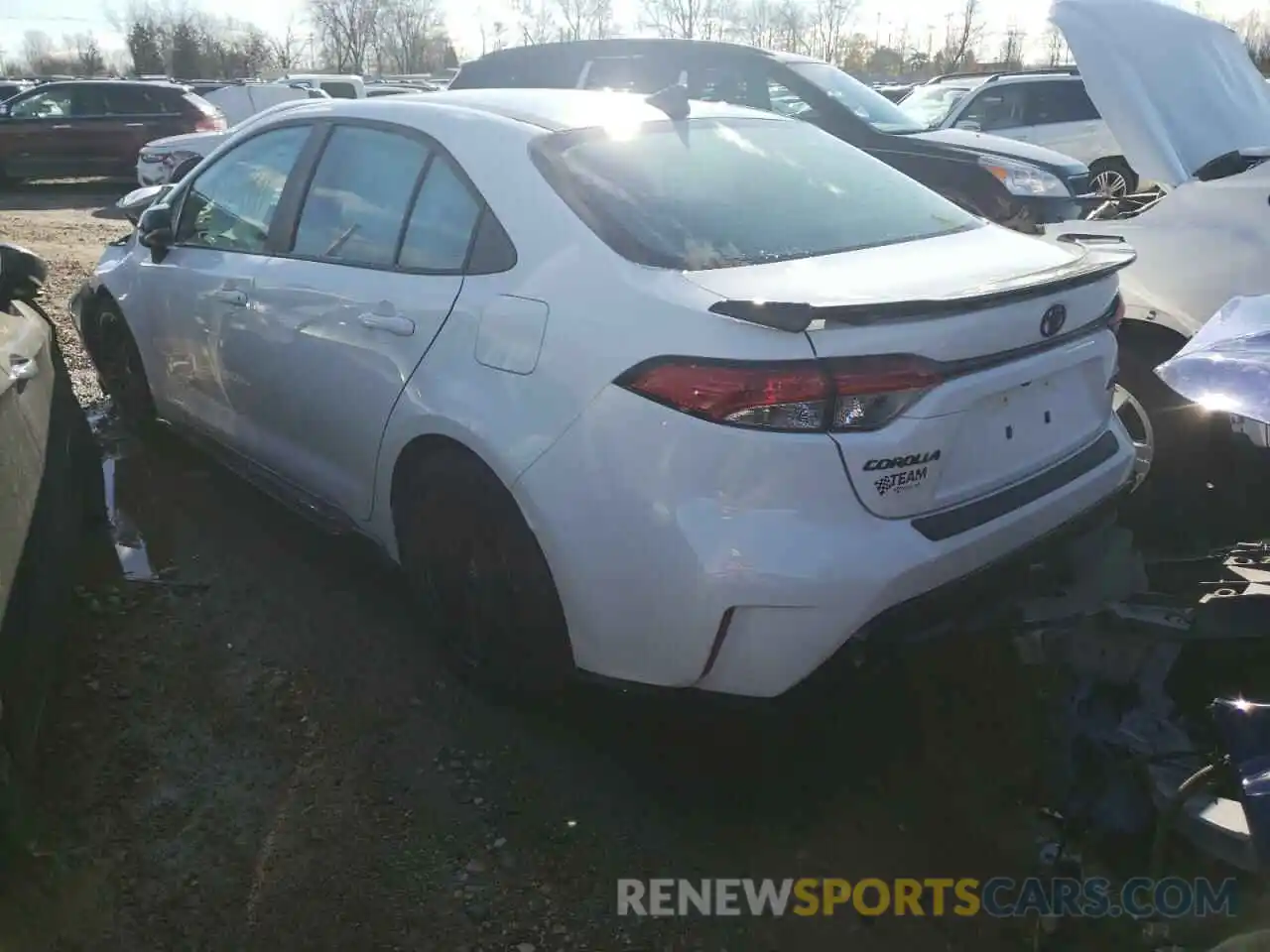 3 Photograph of a damaged car 5YFS4MCE6NP100743 TOYOTA COROLLA 2022