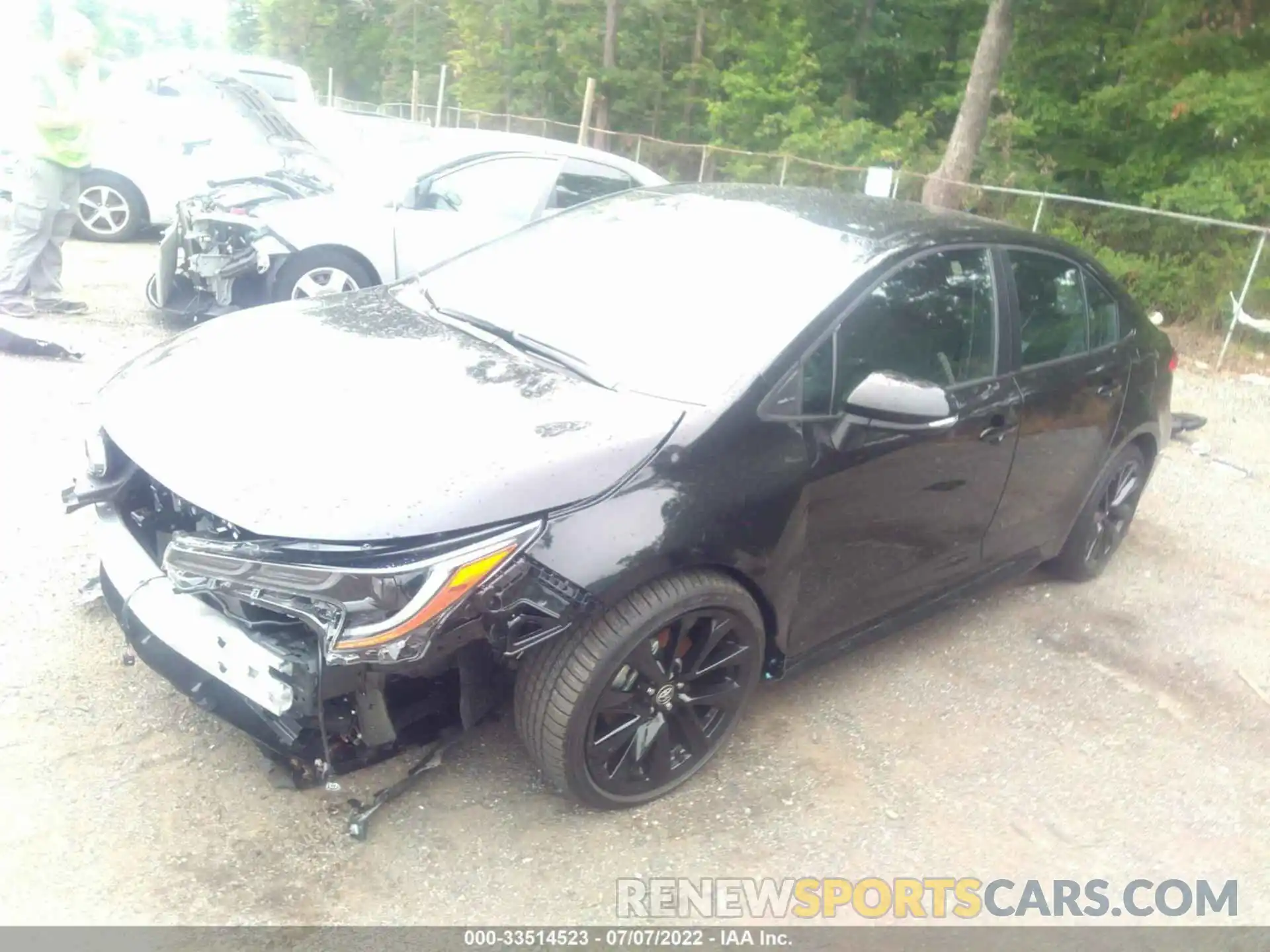 2 Photograph of a damaged car 5YFS4MCE6NP107076 TOYOTA COROLLA 2022