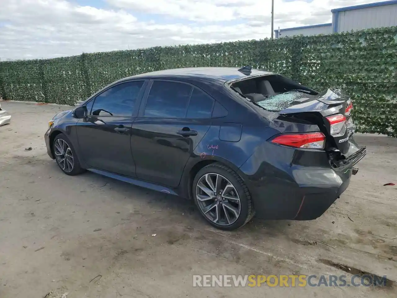 2 Photograph of a damaged car 5YFS4MCE6NP107093 TOYOTA COROLLA 2022