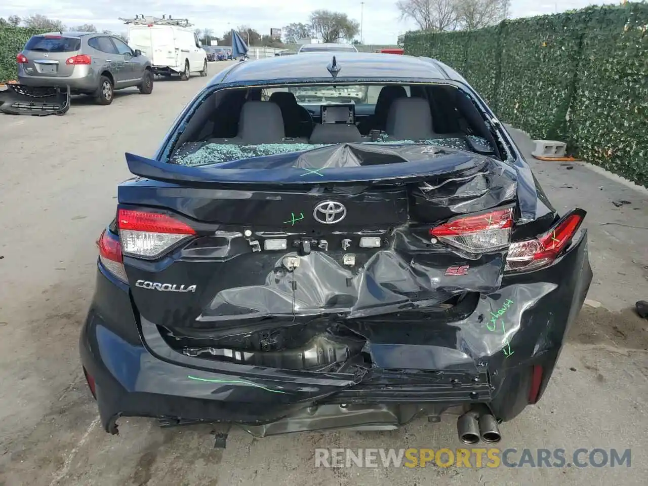 6 Photograph of a damaged car 5YFS4MCE6NP107093 TOYOTA COROLLA 2022