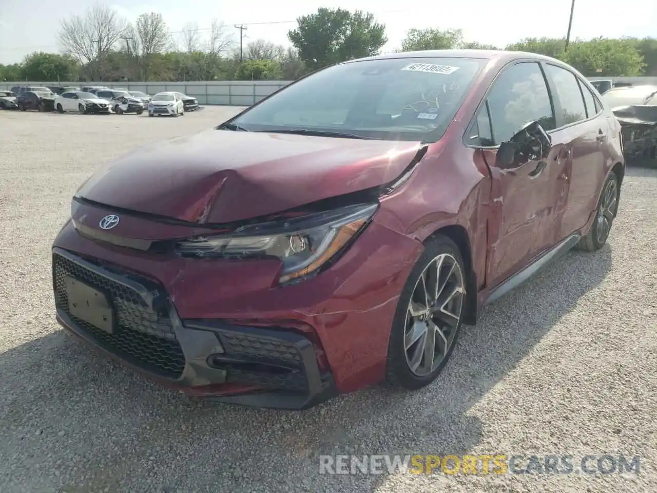 2 Photograph of a damaged car 5YFS4MCE6NP107854 TOYOTA COROLLA 2022