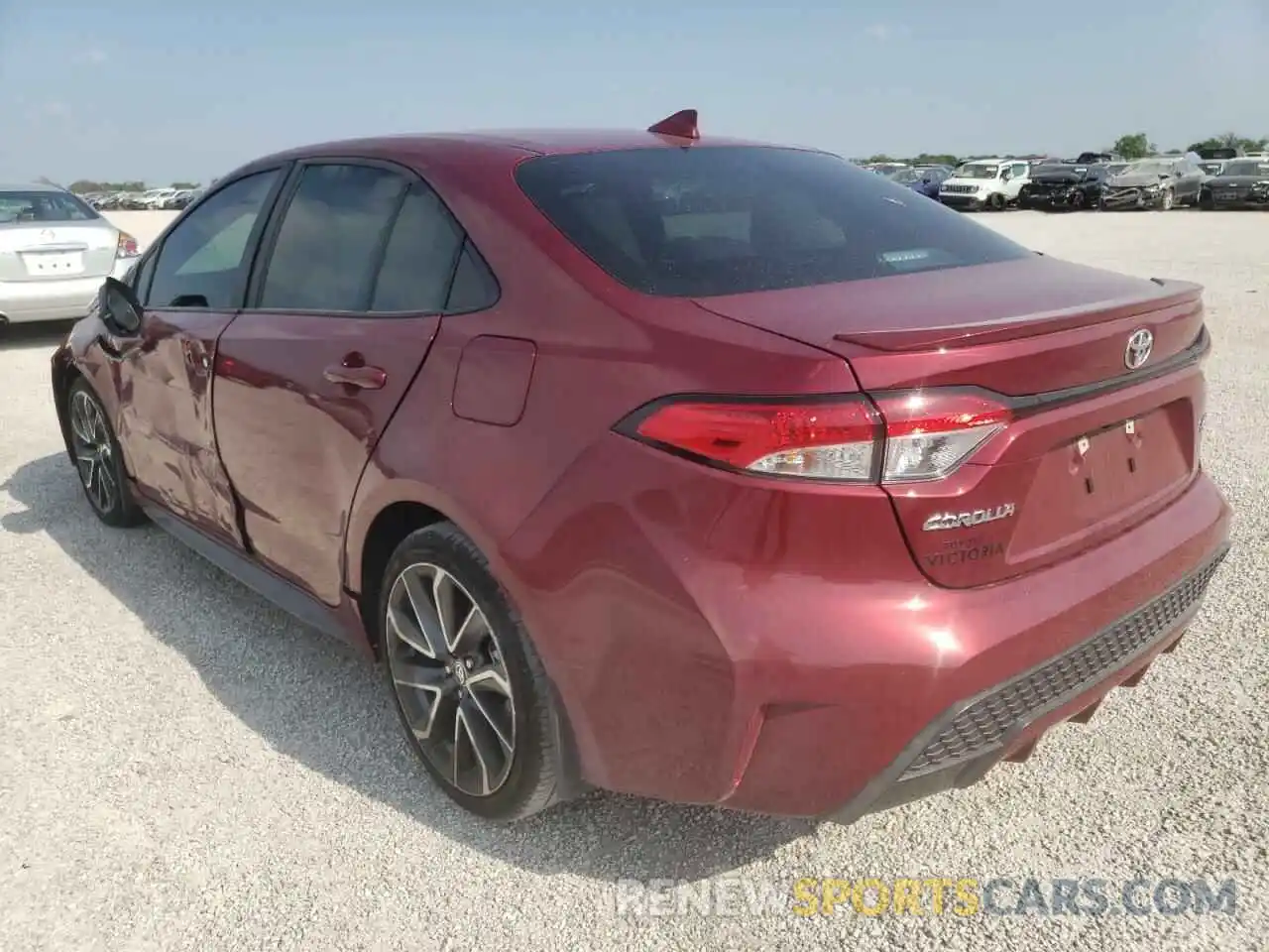 3 Photograph of a damaged car 5YFS4MCE6NP107854 TOYOTA COROLLA 2022