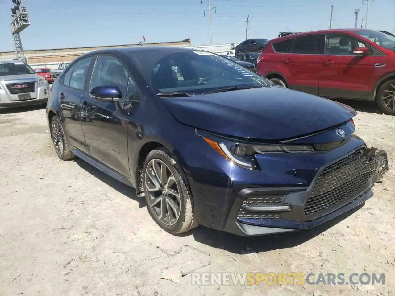 1 Photograph of a damaged car 5YFS4MCE6NP111032 TOYOTA COROLLA 2022