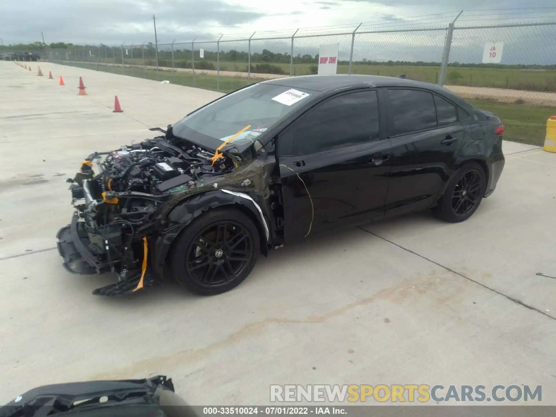 2 Photograph of a damaged car 5YFS4MCE6NP113556 TOYOTA COROLLA 2022