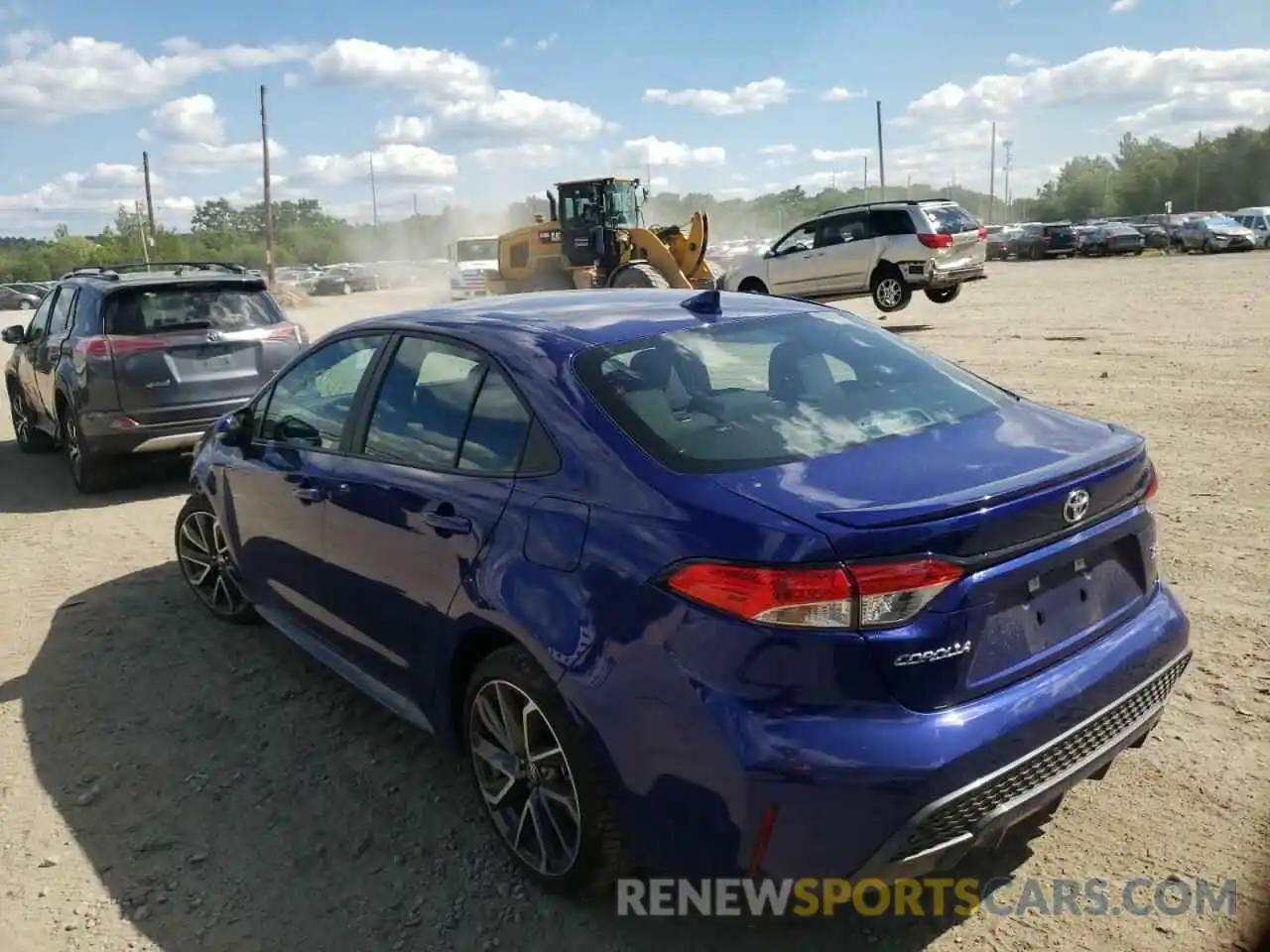 3 Photograph of a damaged car 5YFS4MCE6NP116148 TOYOTA COROLLA 2022