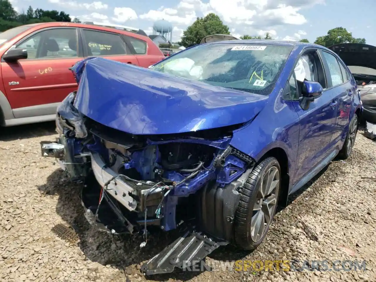 2 Photograph of a damaged car 5YFS4MCE6NP116361 TOYOTA COROLLA 2022