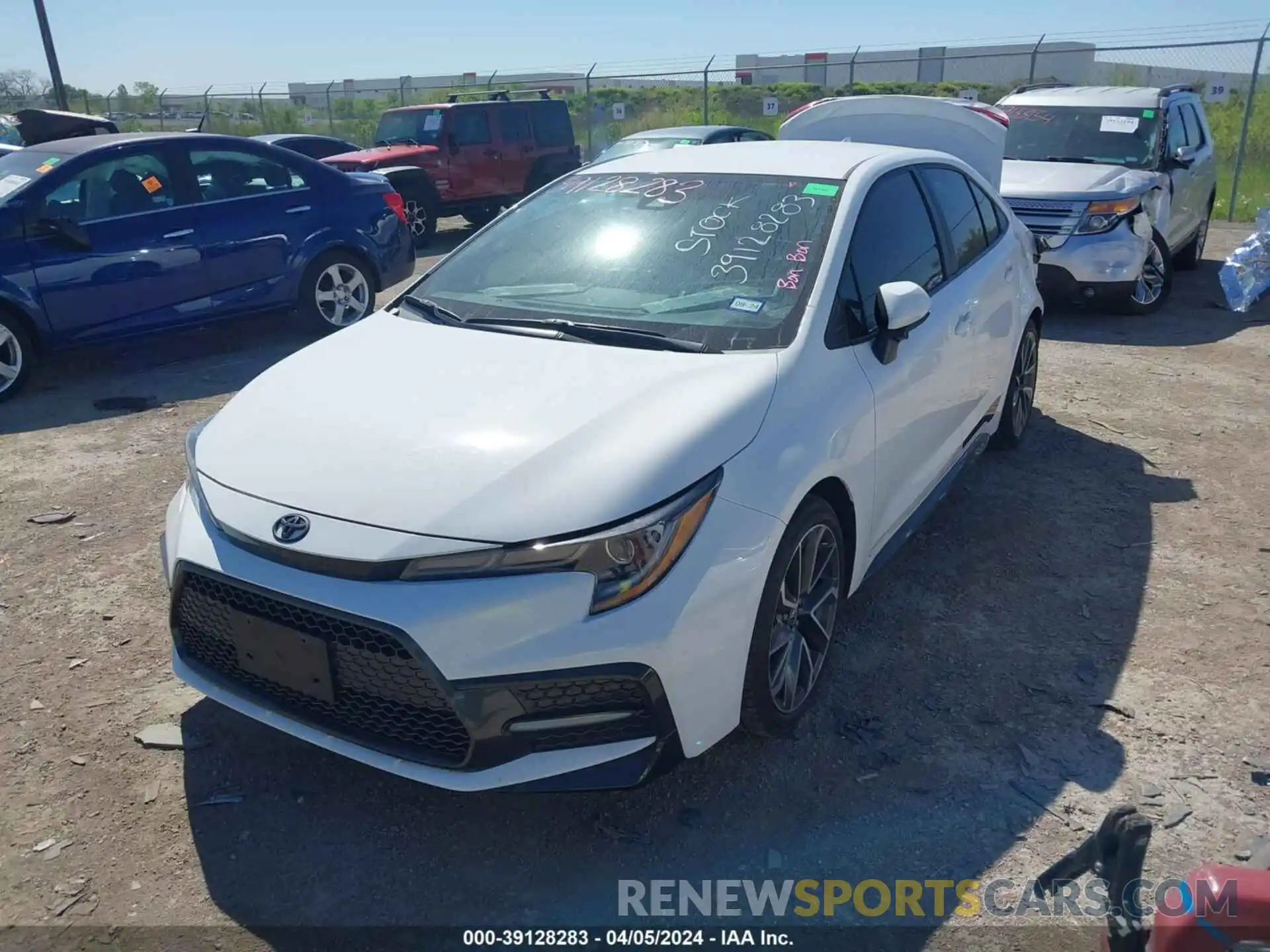 2 Photograph of a damaged car 5YFS4MCE6NP132060 TOYOTA COROLLA 2022