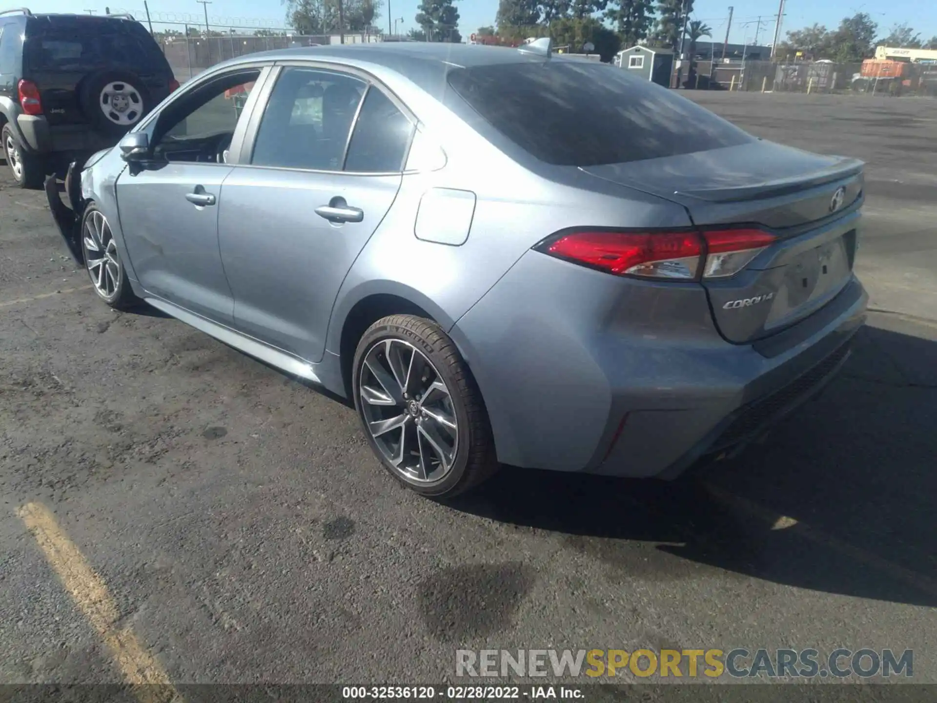 3 Photograph of a damaged car 5YFS4MCE7NP102923 TOYOTA COROLLA 2022