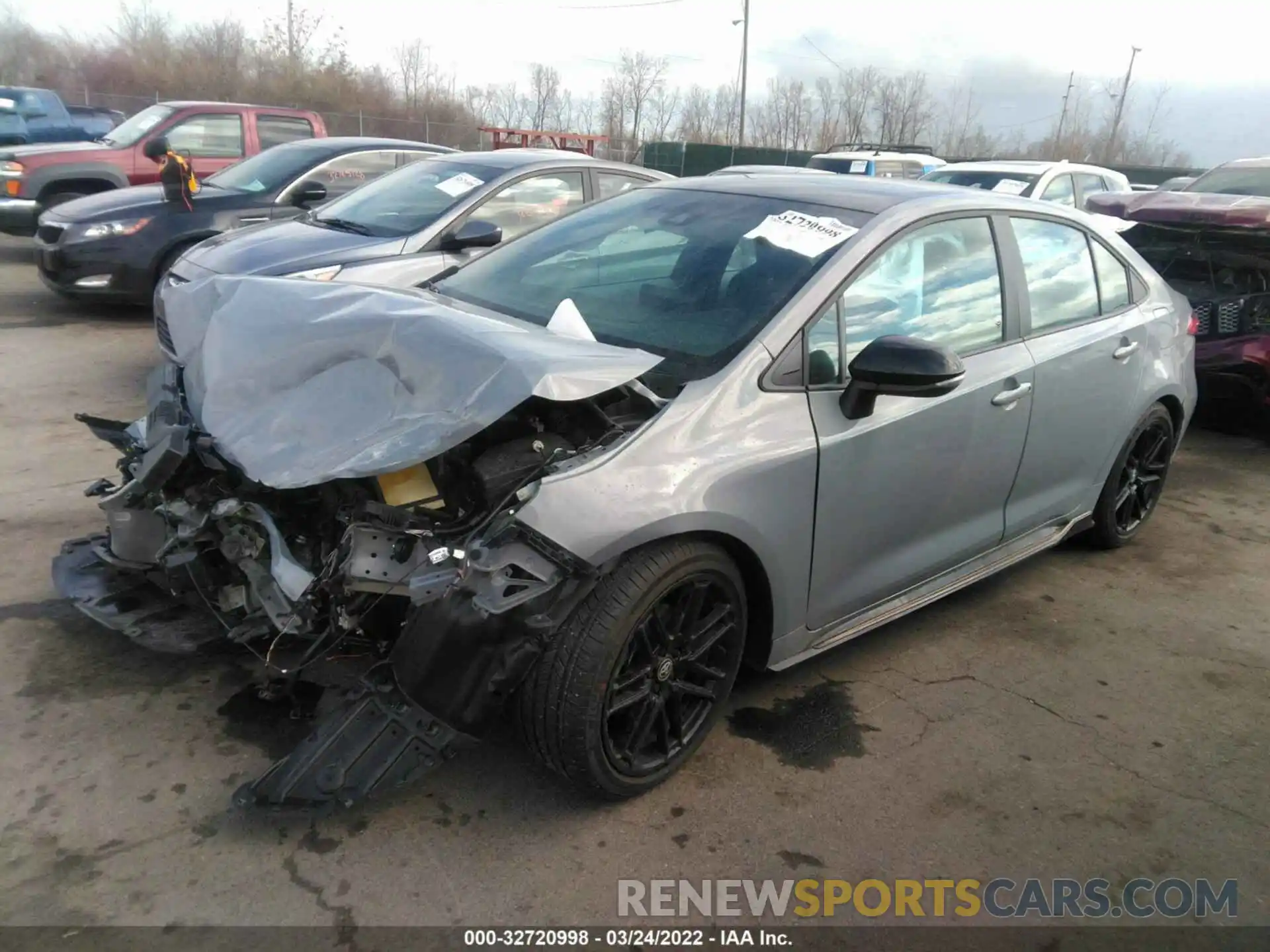 2 Photograph of a damaged car 5YFS4MCE7NP104722 TOYOTA COROLLA 2022