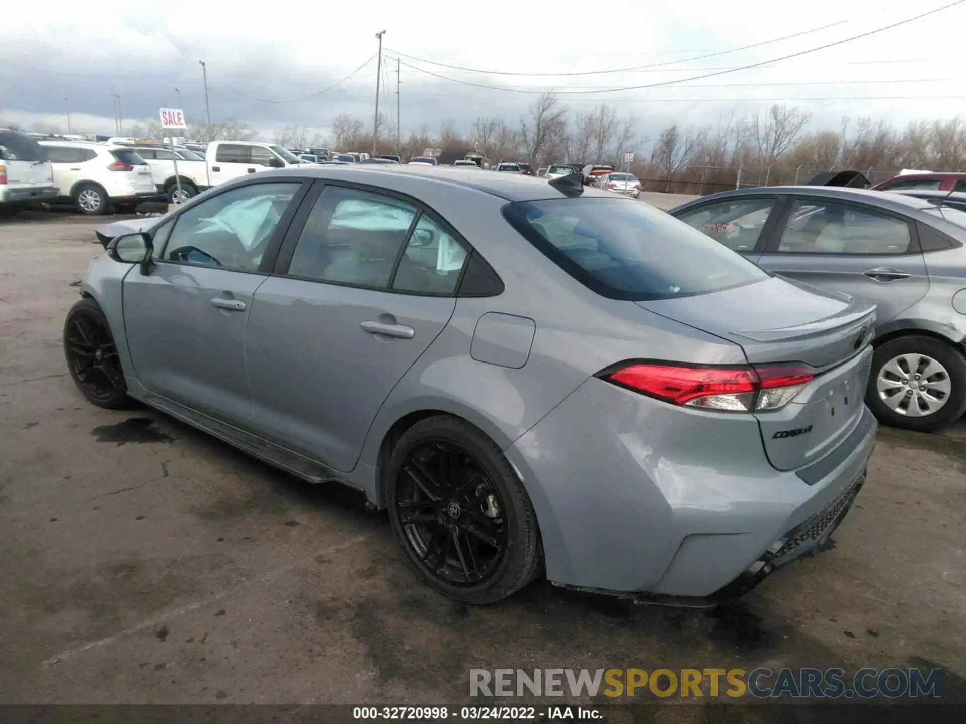 3 Photograph of a damaged car 5YFS4MCE7NP104722 TOYOTA COROLLA 2022