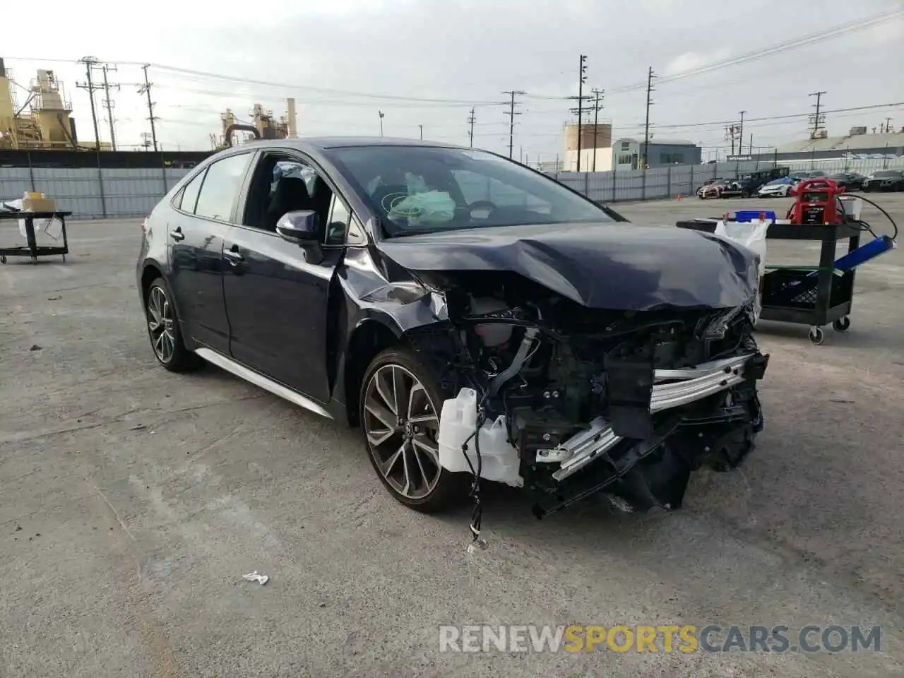 1 Photograph of a damaged car 5YFS4MCE7NP105546 TOYOTA COROLLA 2022