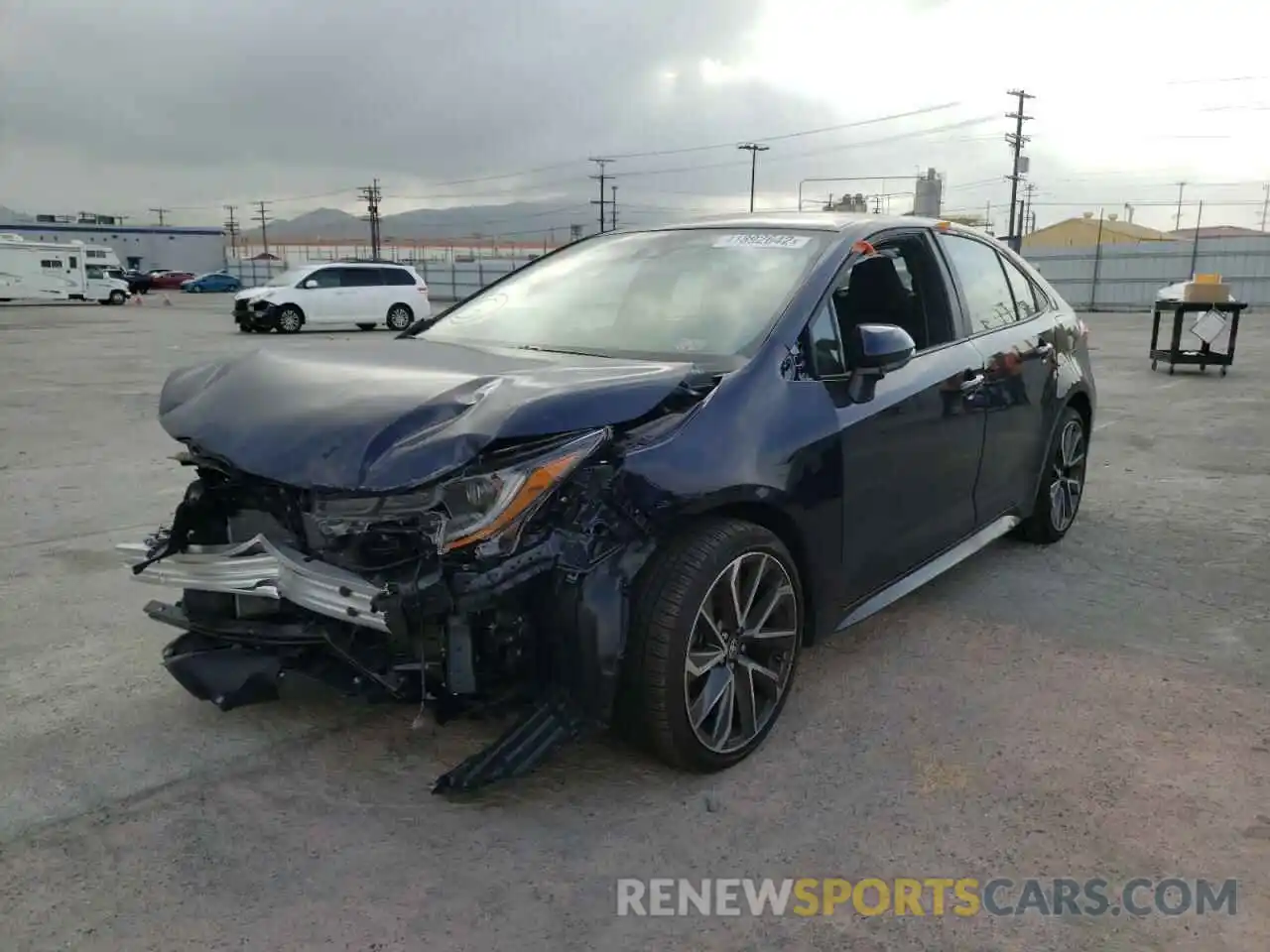 2 Photograph of a damaged car 5YFS4MCE7NP105546 TOYOTA COROLLA 2022