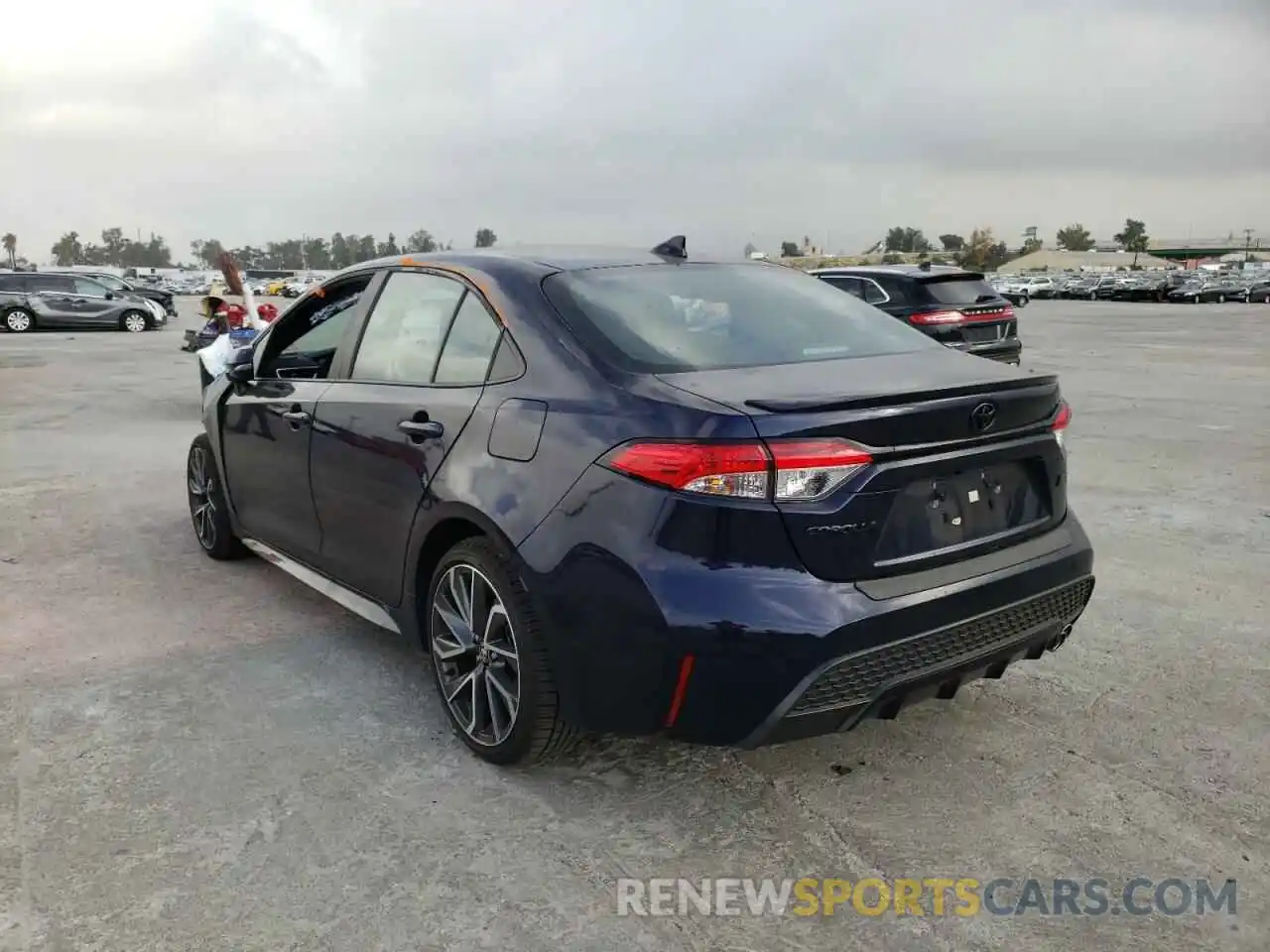 3 Photograph of a damaged car 5YFS4MCE7NP105546 TOYOTA COROLLA 2022