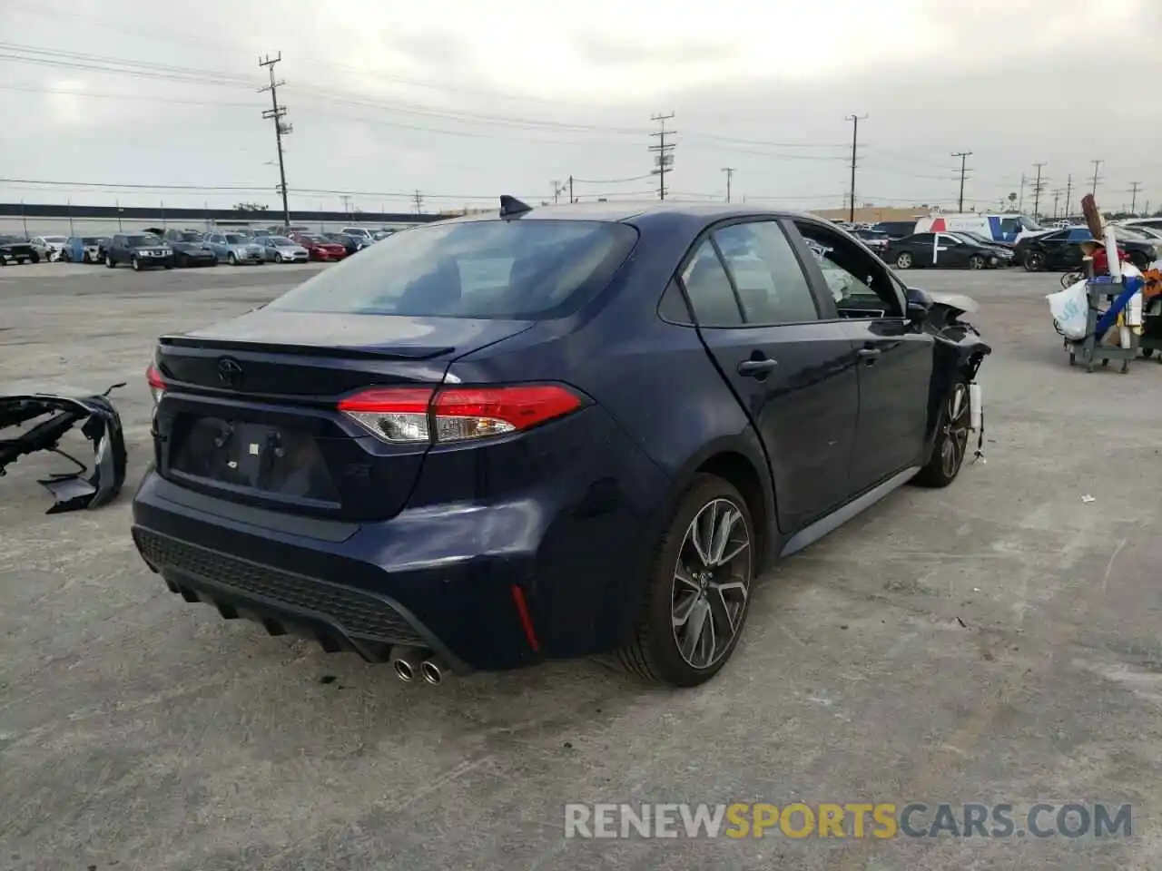 4 Photograph of a damaged car 5YFS4MCE7NP105546 TOYOTA COROLLA 2022