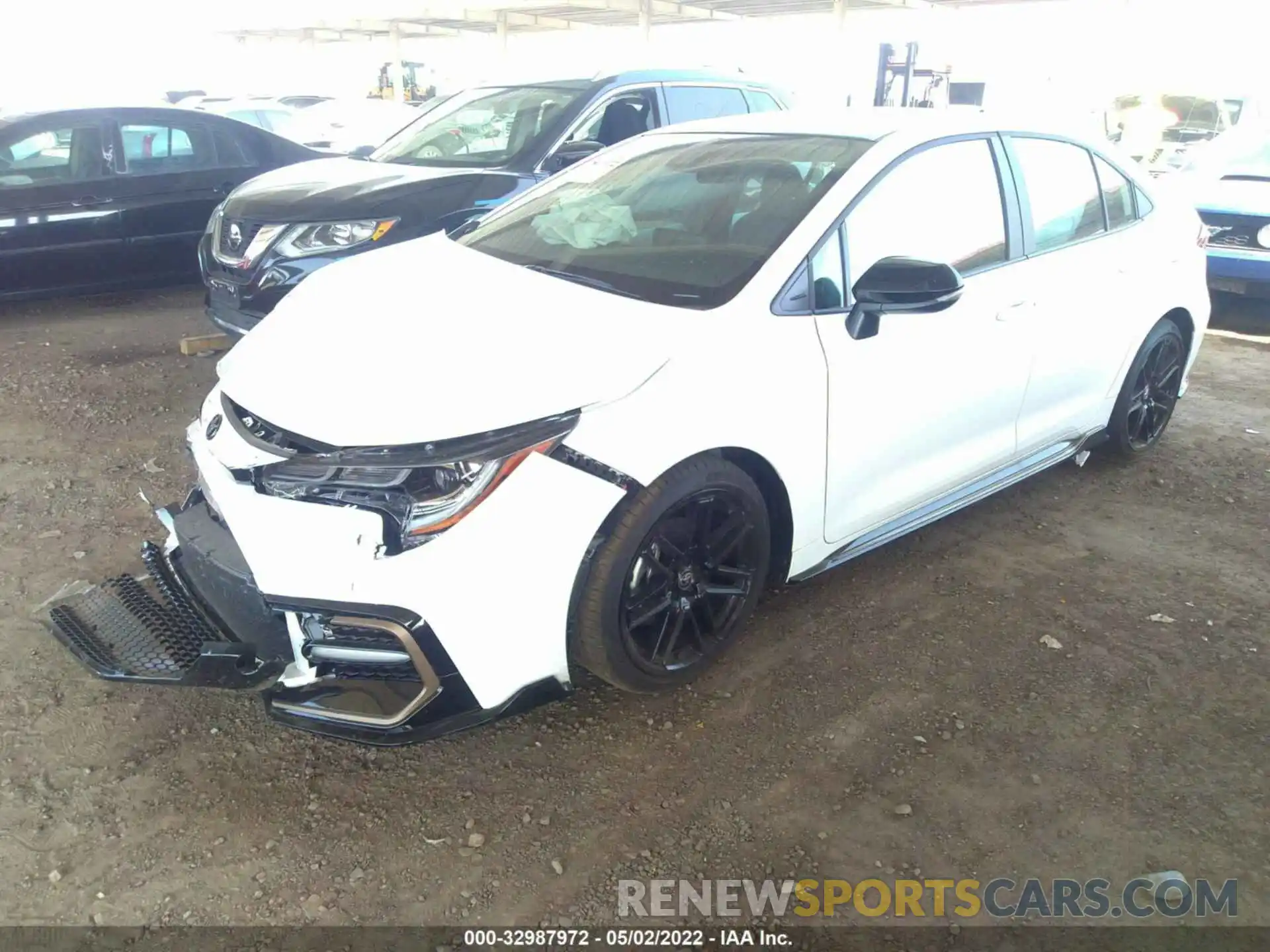 2 Photograph of a damaged car 5YFS4MCE7NP111346 TOYOTA COROLLA 2022