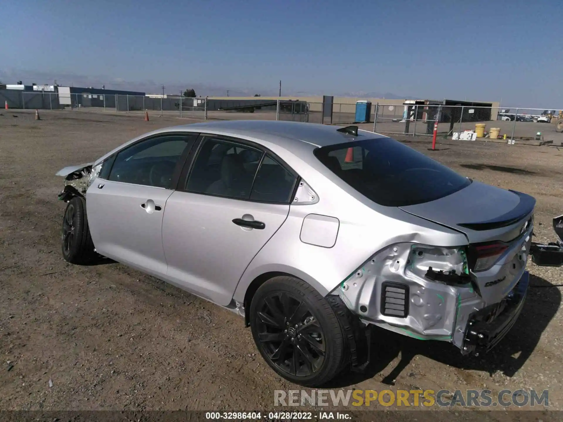 3 Photograph of a damaged car 5YFS4MCE7NP112366 TOYOTA COROLLA 2022