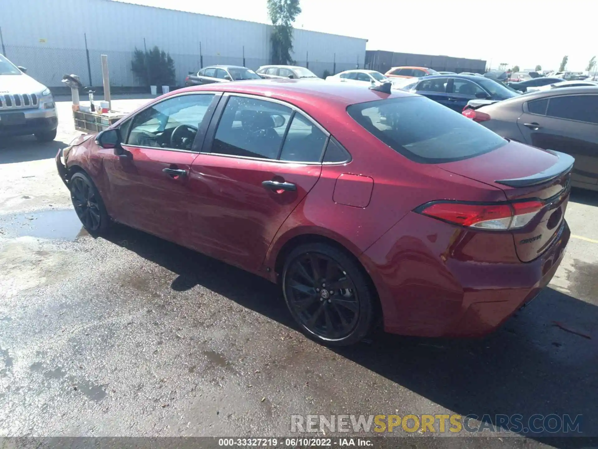 3 Photograph of a damaged car 5YFS4MCE7NP113078 TOYOTA COROLLA 2022