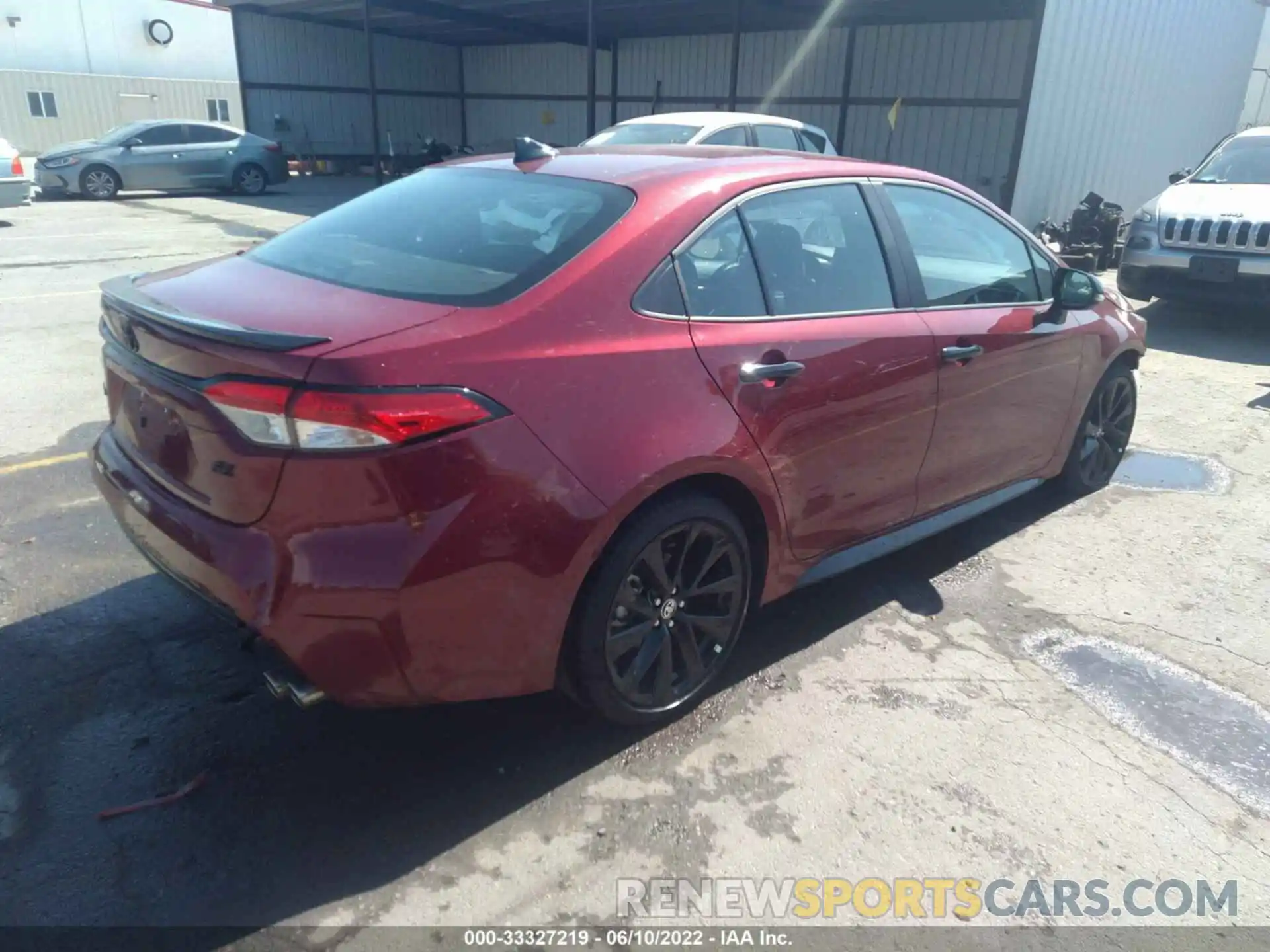 4 Photograph of a damaged car 5YFS4MCE7NP113078 TOYOTA COROLLA 2022