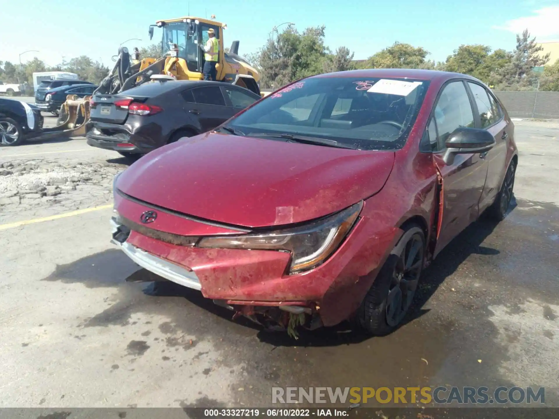 6 Photograph of a damaged car 5YFS4MCE7NP113078 TOYOTA COROLLA 2022