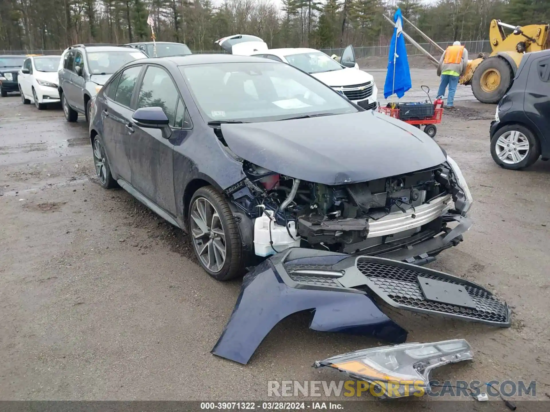 22 Photograph of a damaged car 5YFS4MCE7NP115431 TOYOTA COROLLA 2022