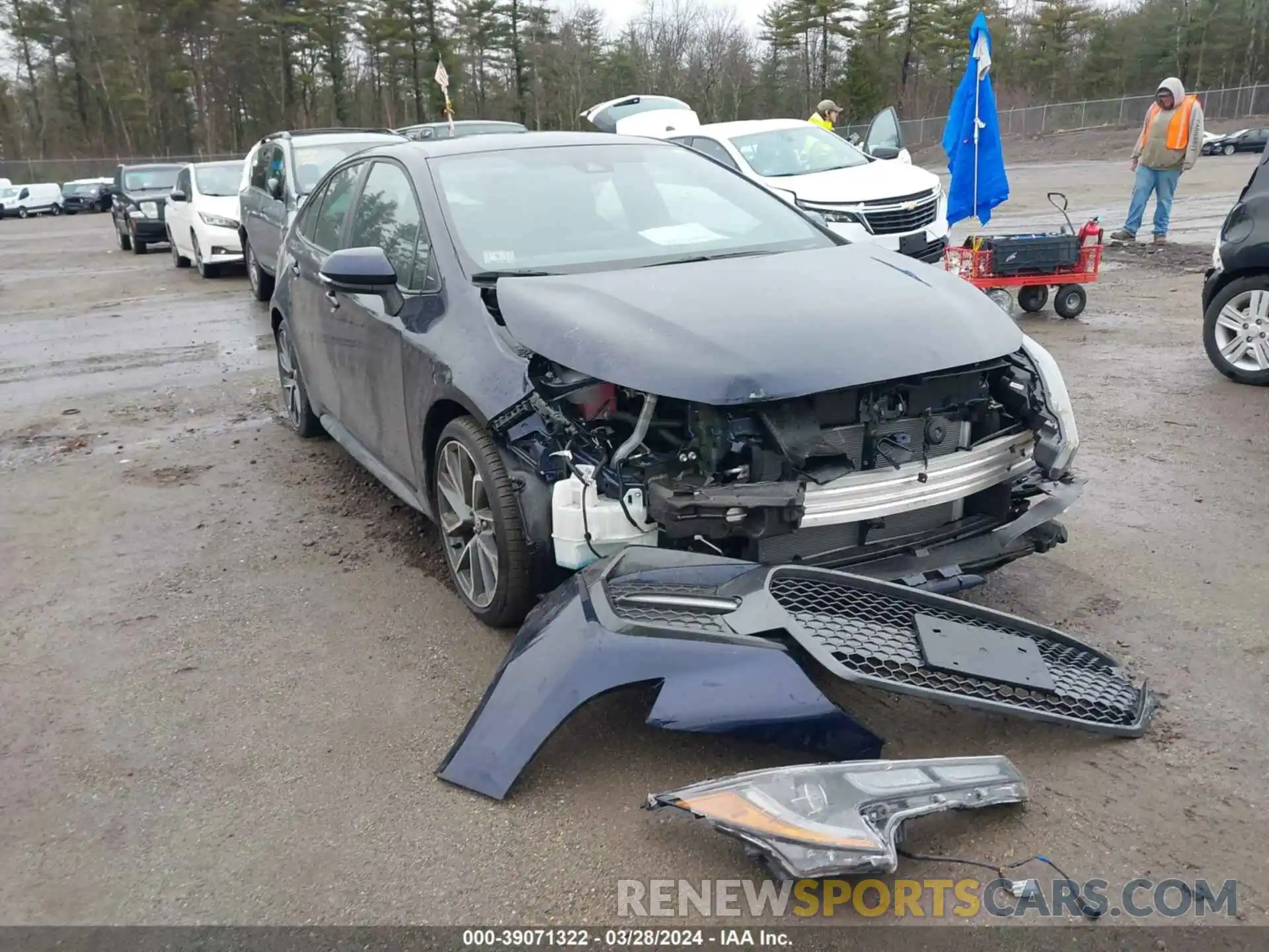 6 Photograph of a damaged car 5YFS4MCE7NP115431 TOYOTA COROLLA 2022