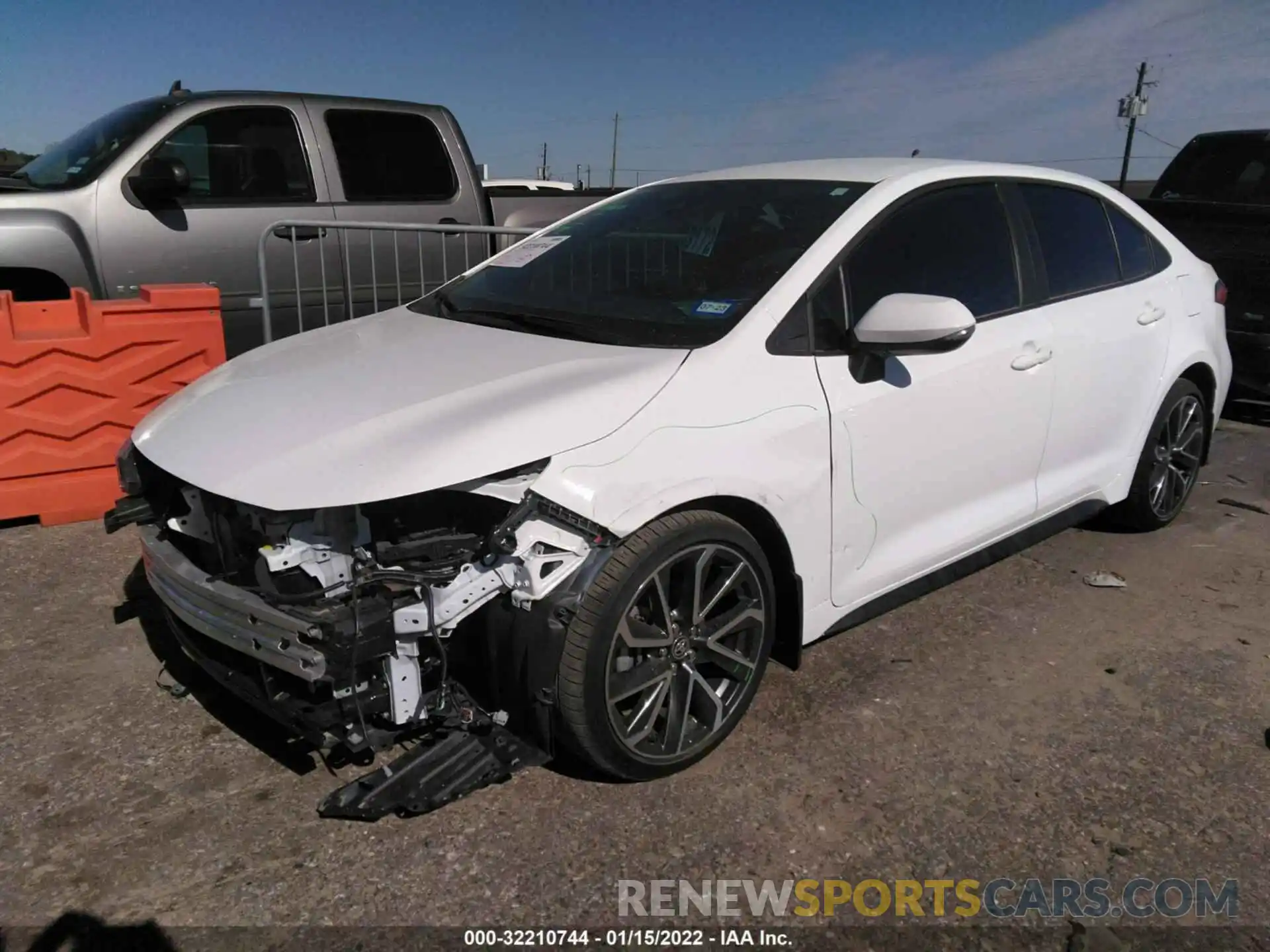 2 Photograph of a damaged car 5YFS4MCE8NP098722 TOYOTA COROLLA 2022