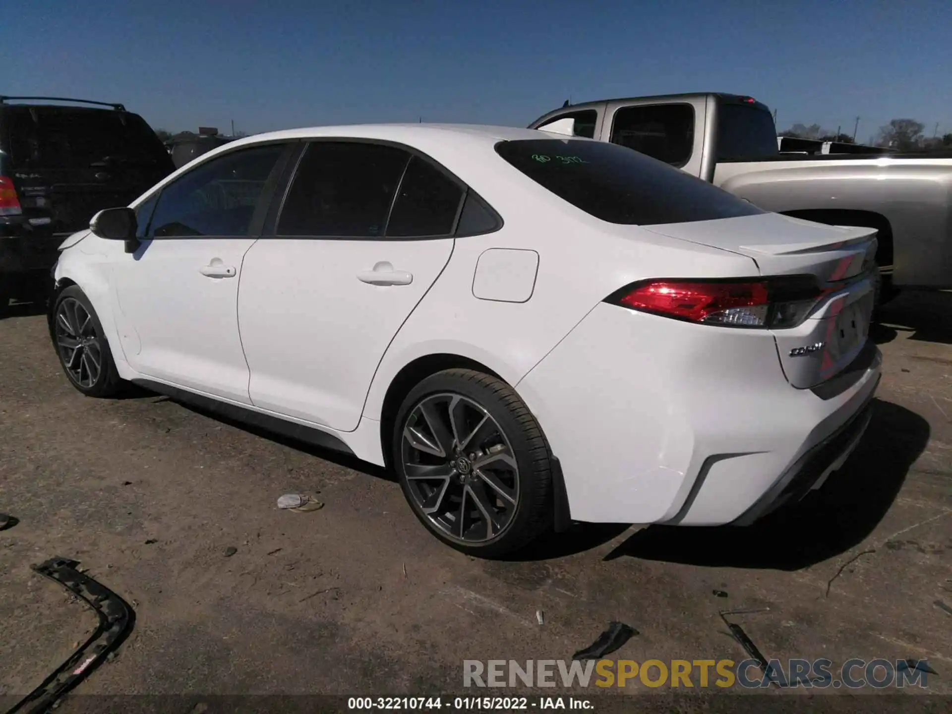 3 Photograph of a damaged car 5YFS4MCE8NP098722 TOYOTA COROLLA 2022